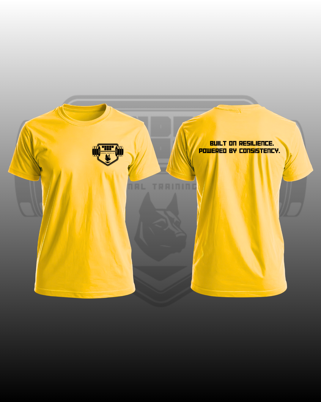 Gold Underdog Performance Tee