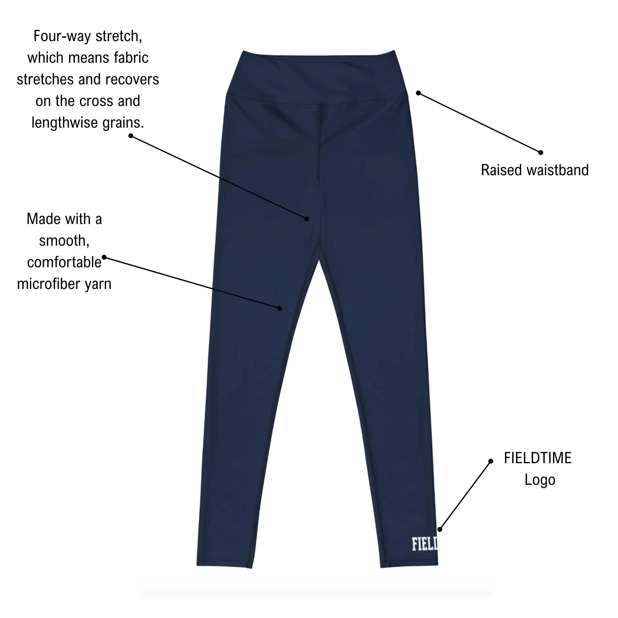 navy blue yoga leggings