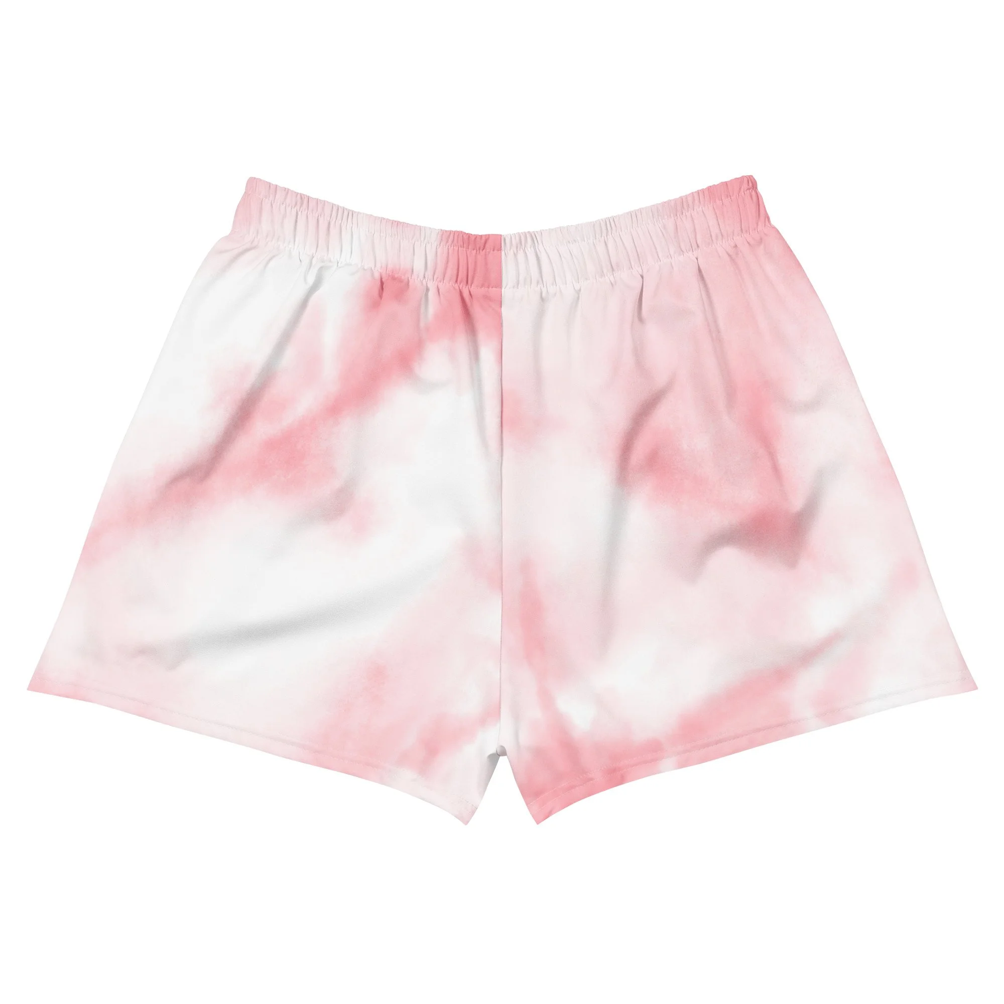 Pink tye die shorts