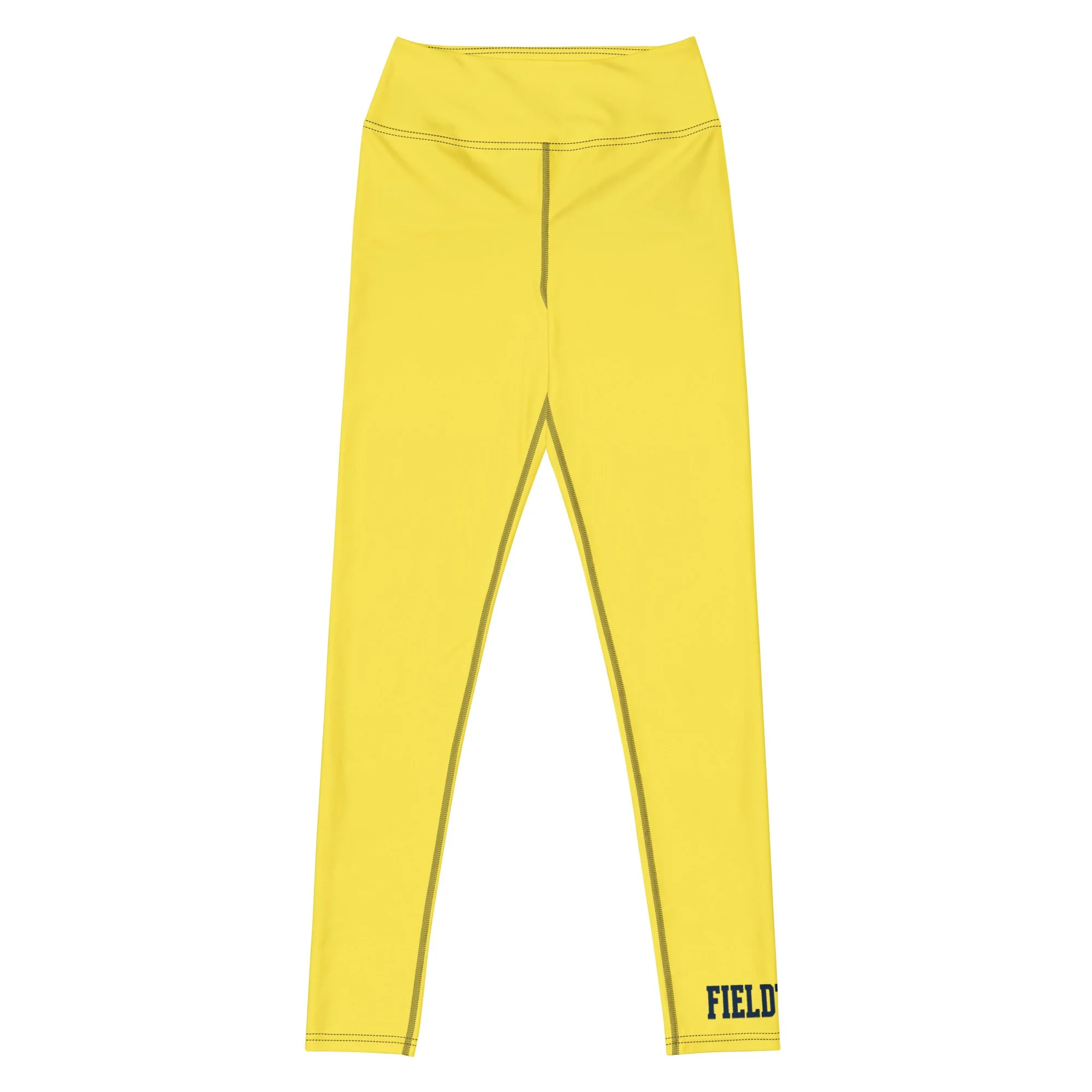 Paris Daisy Yellow Yoga Leggings