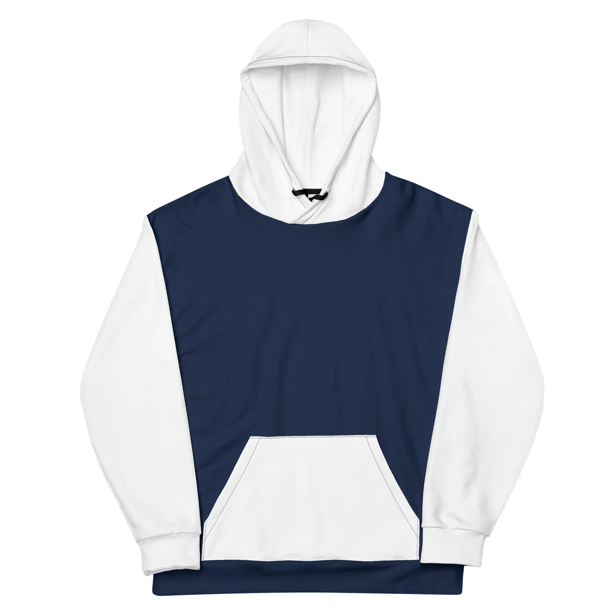 Navy and White Hoodie