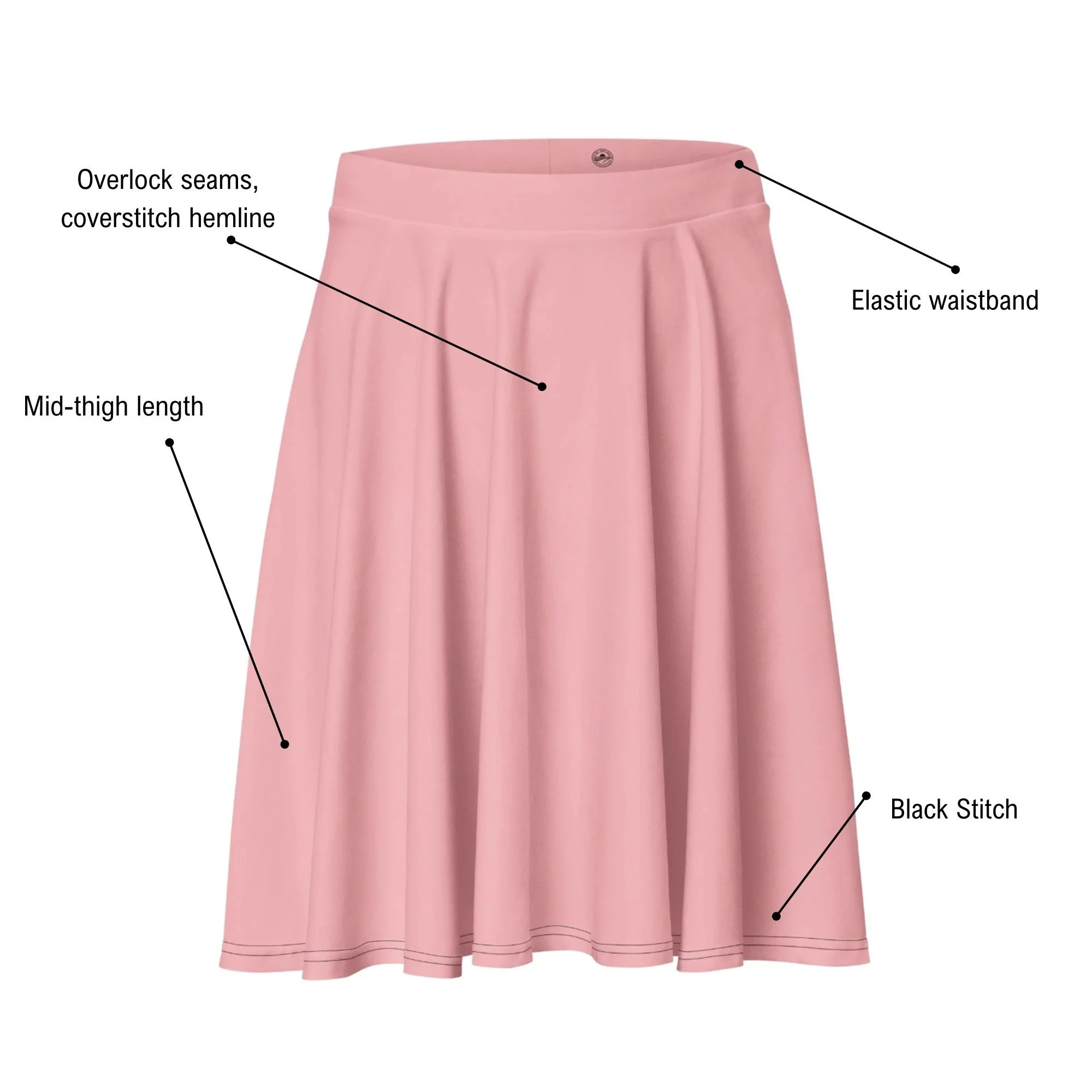 Light Pink Flex Skirt