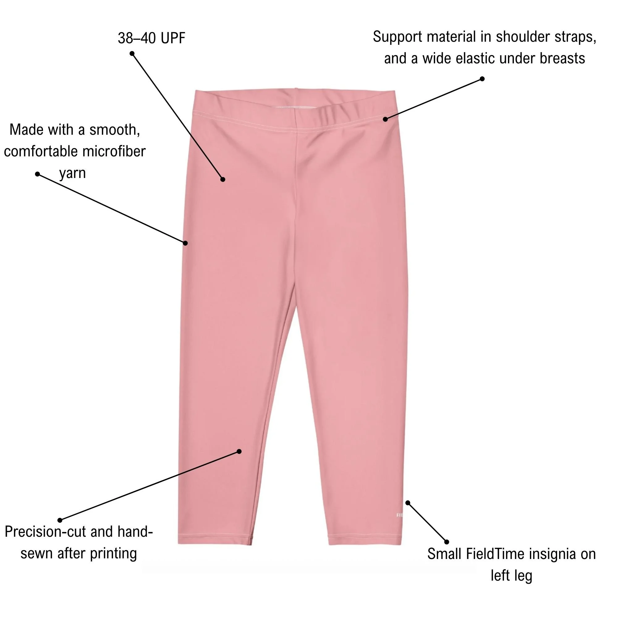 Light Pink Capri Leggings