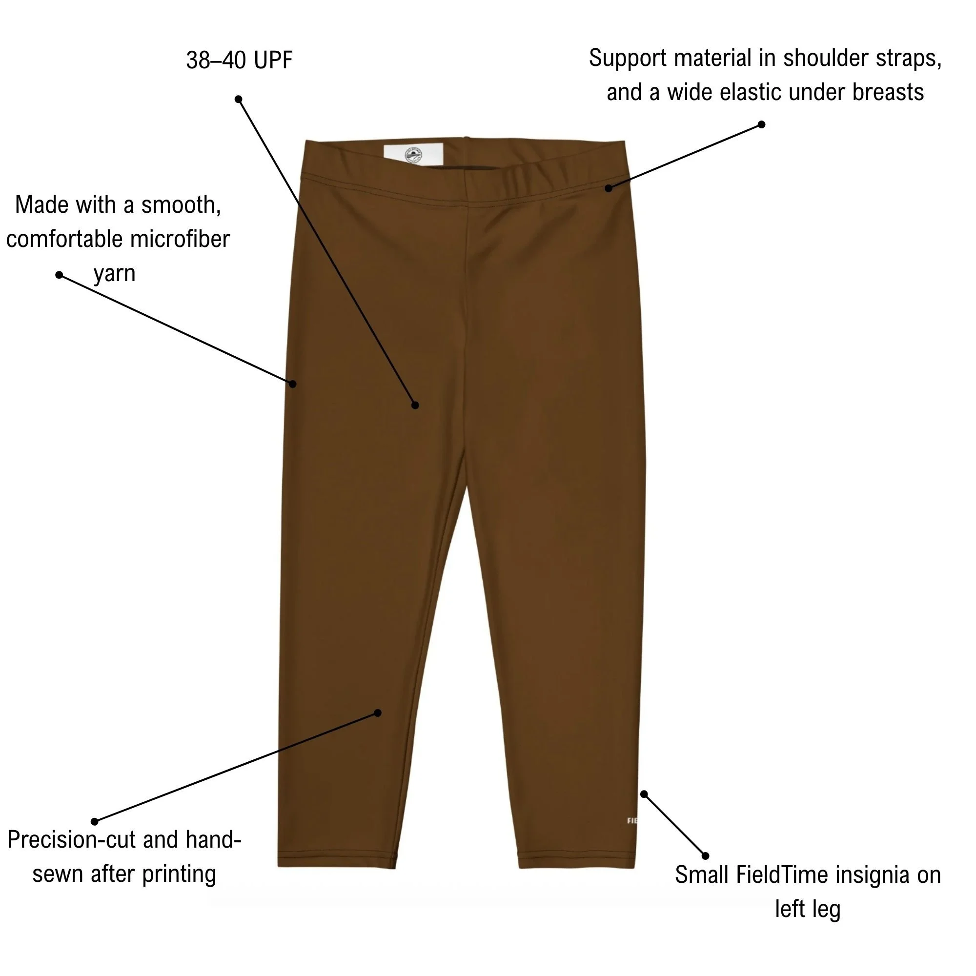 Chocolate Capri Leggings