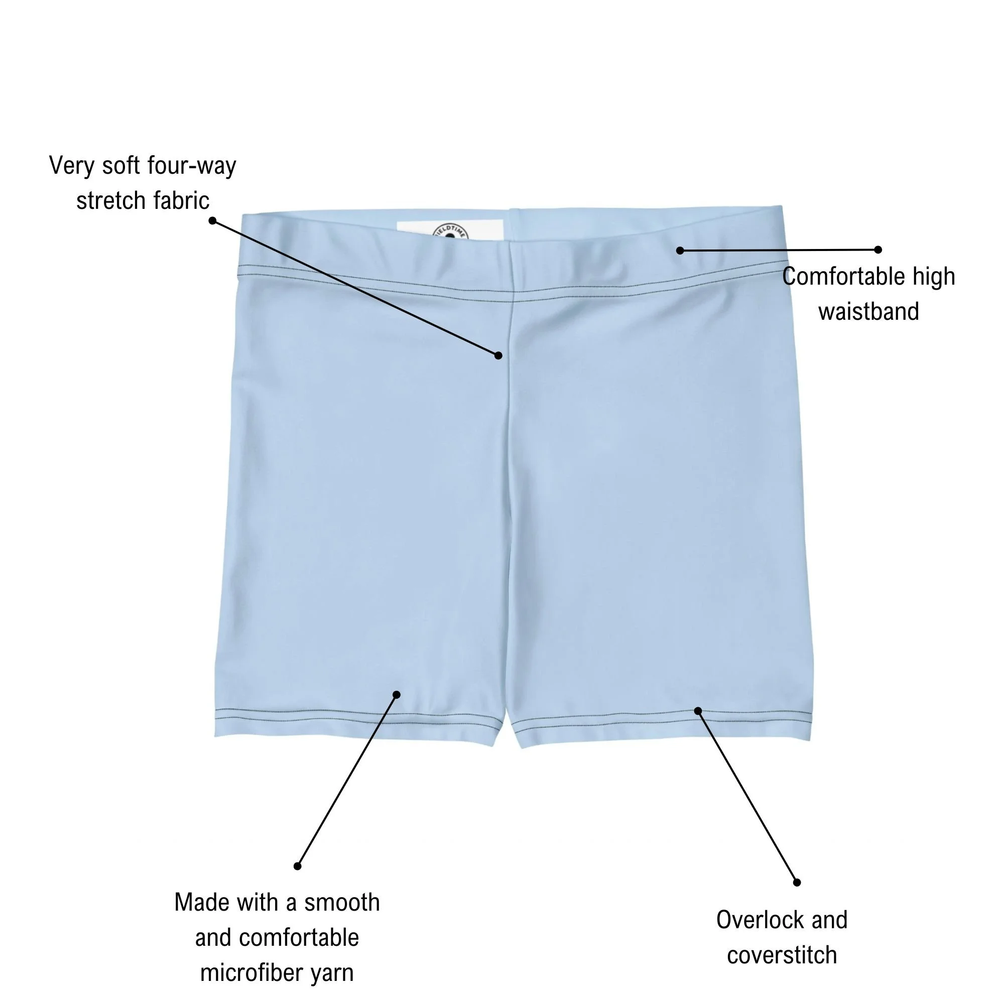 French Powder Blue Shorts