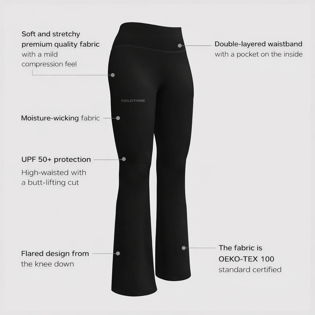 Black Flare Leggings