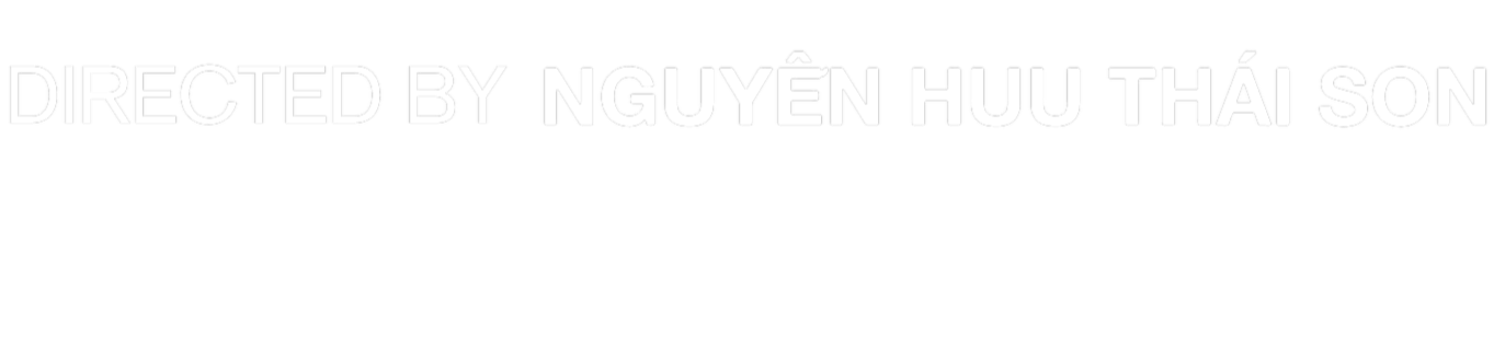 Black background with white text stating the director's name, Nguyễn Hữu Thái Sơn.