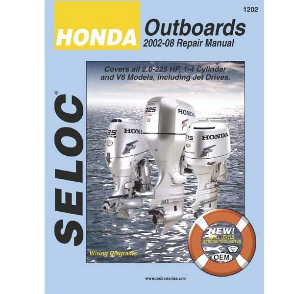 MAN HONDA 02-08 2-225HP 1-6CYL