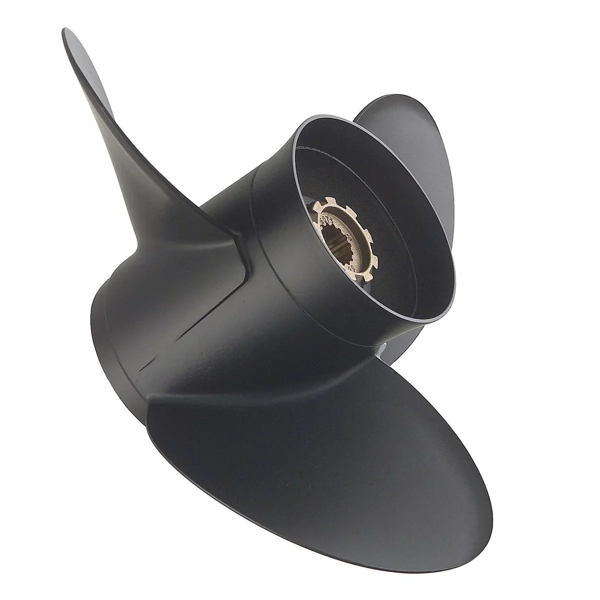 Mercury Black Max 3-Blade Aluminum Propeller, 7.4" Diameter x 6" Pitch, Right Hand Rotation
