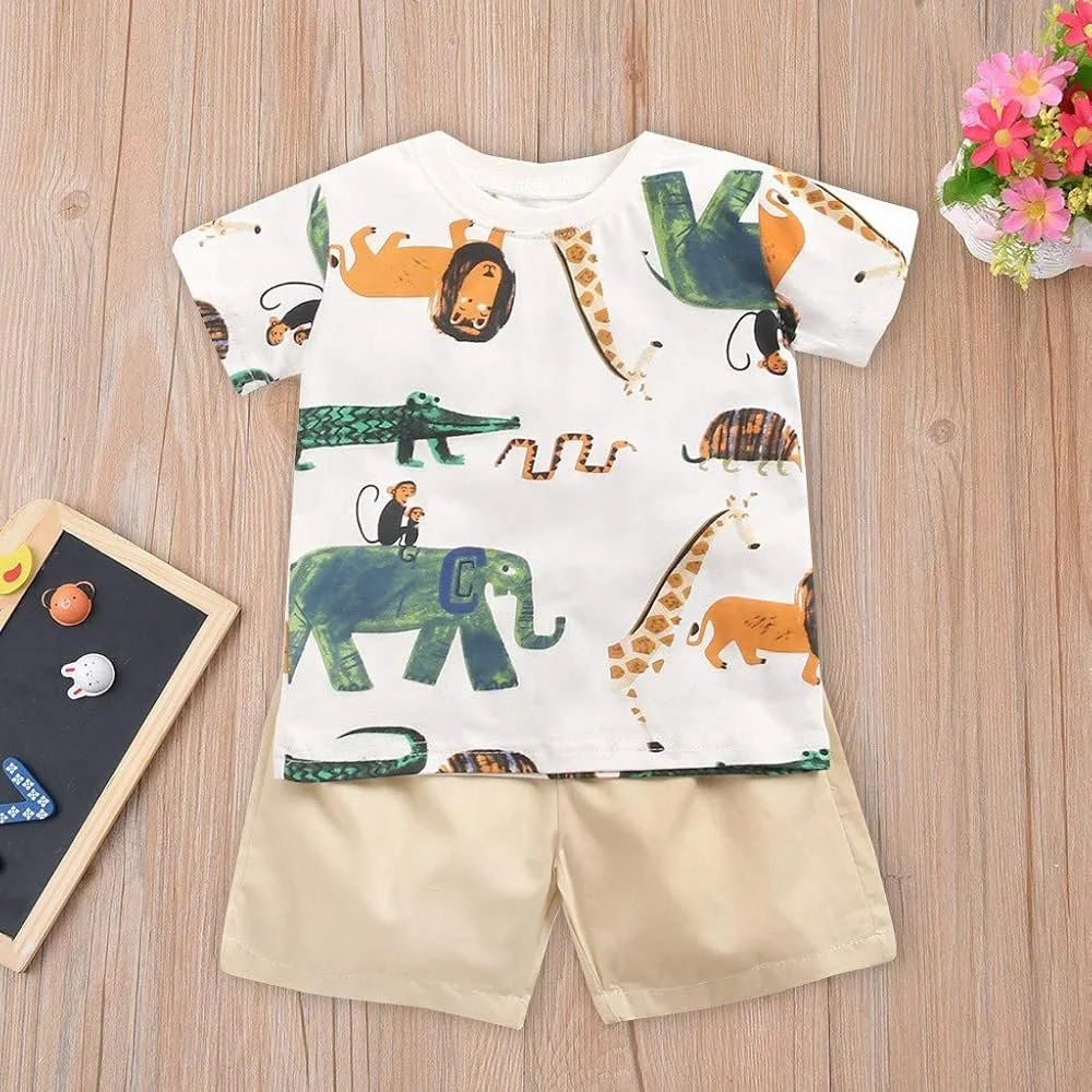 Safari Adventure T-Shirt & Shorts Set
