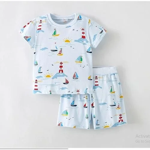 Nautical Adventure Kids' Shorts Set