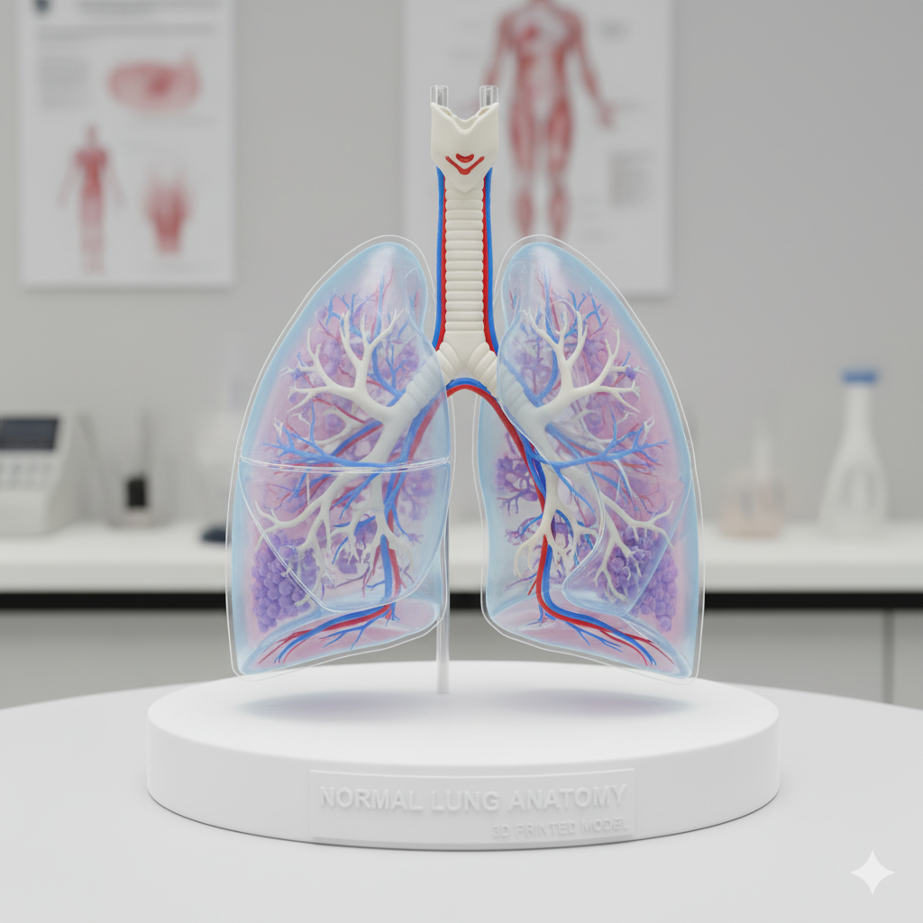 Normal Lung Anatomy Model