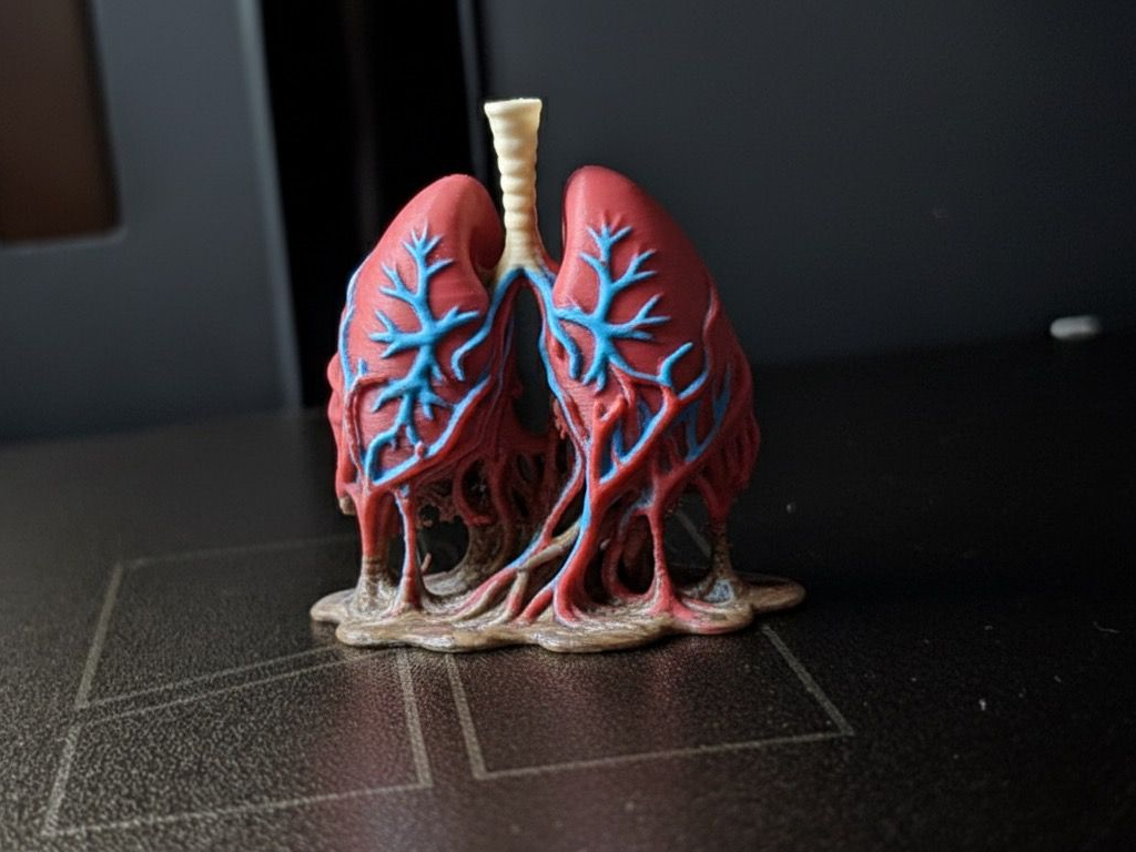 Anatomical Lung Model (Multi-Color Educational Edition)