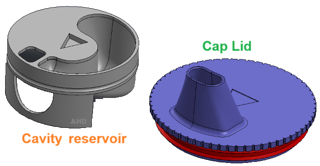 EasyMed™ -  Cap Lid & Cavity Reservoir