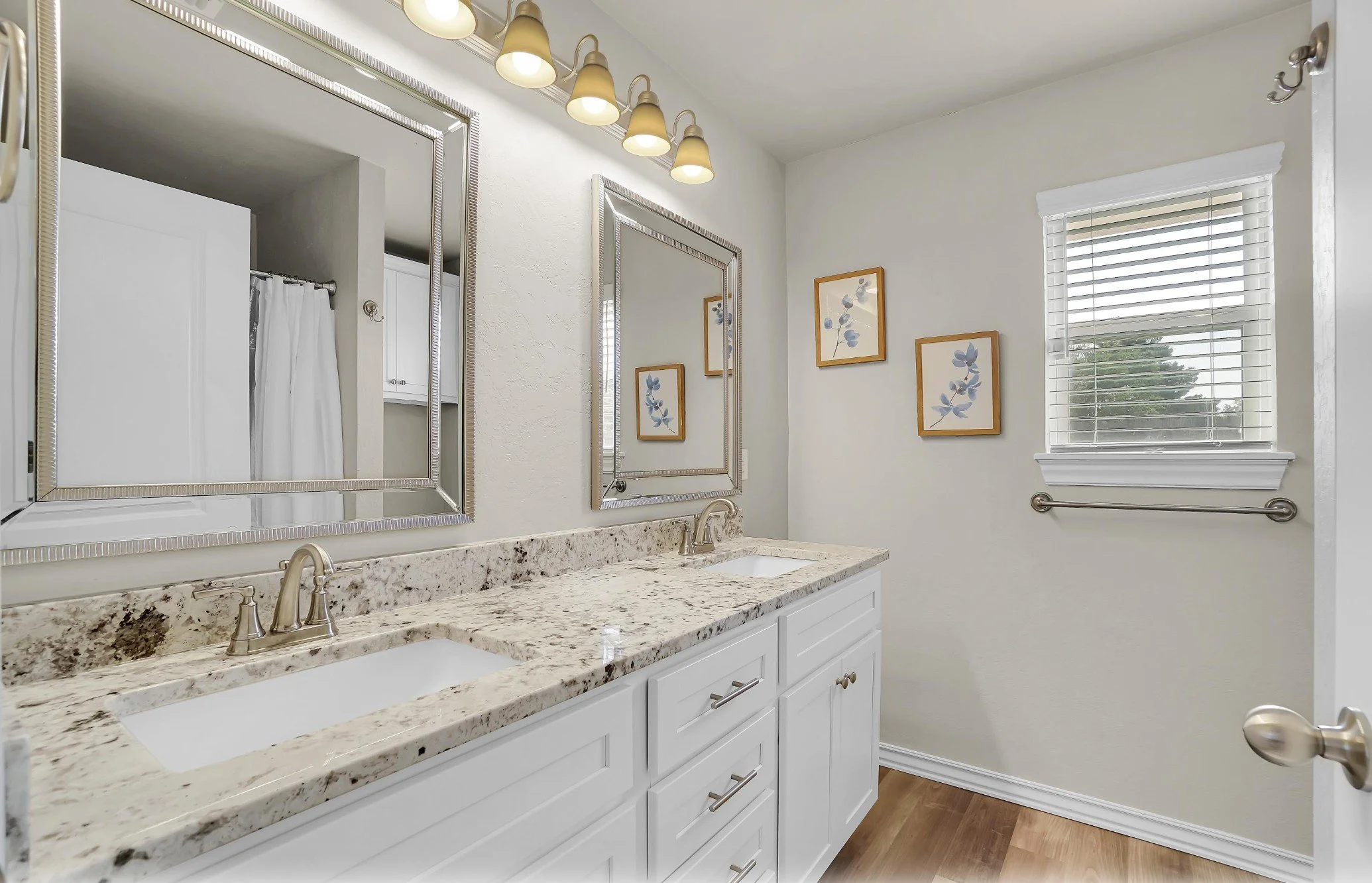 Double Vanity Private Bathroom