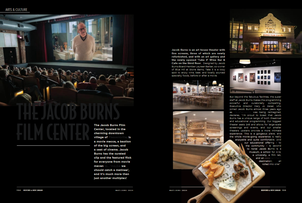 Bedford & New Canaan Magazine Jacob Burns Feature Story