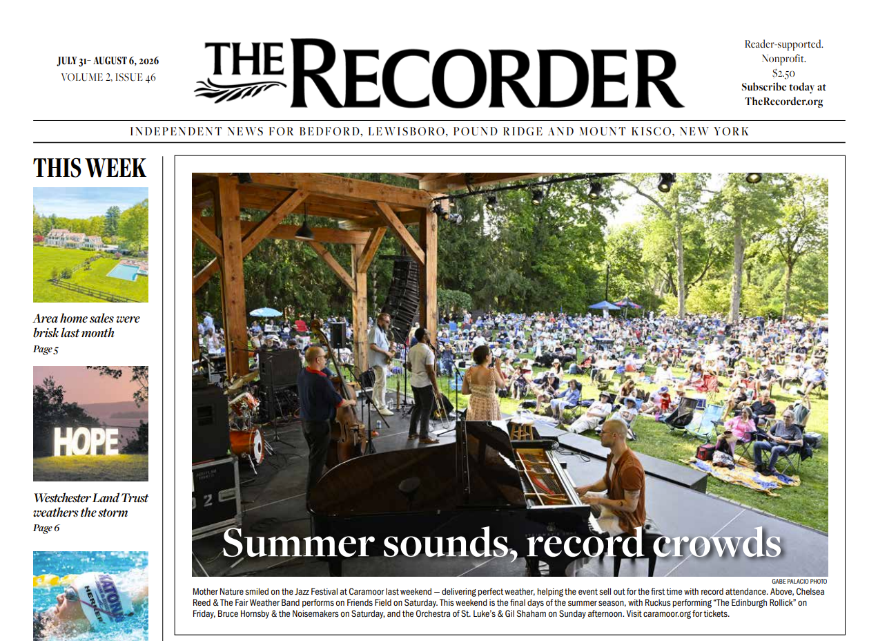 The Recorder July 31st Issue - Summer sounds, record crowds