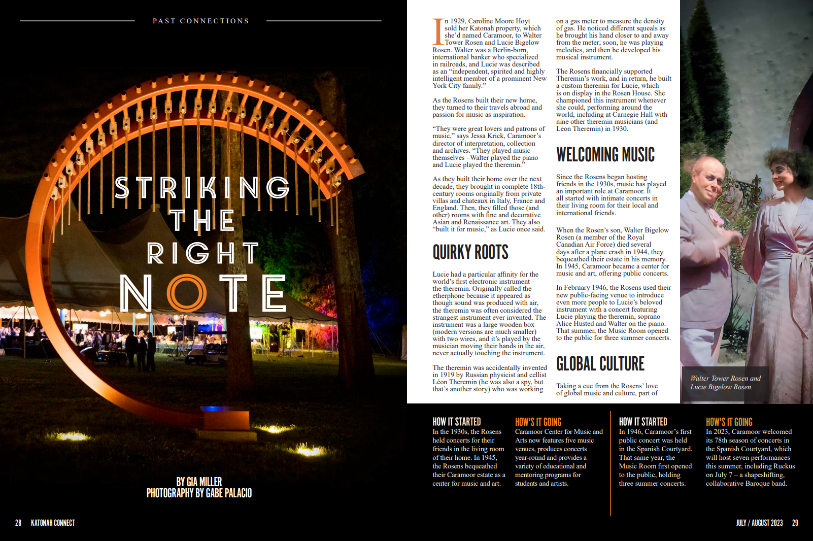 Katonah Connect Magazine Caramoor Feature Story