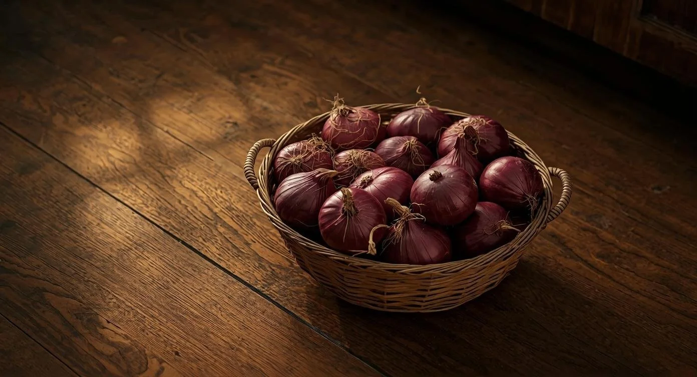 Short Red Burgundy Onion - Allium cepa (Heirloom, Intermediate Day)