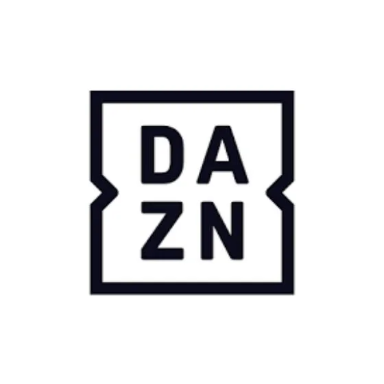 Logo of DAZN, a streaming service for live sports.