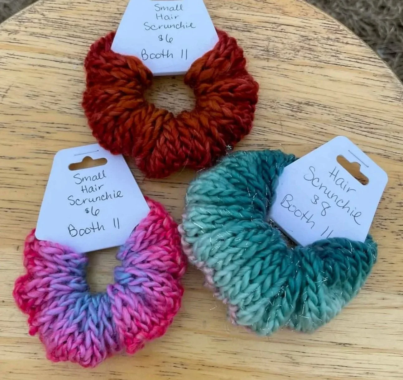 Crochet Hair Scrunchies