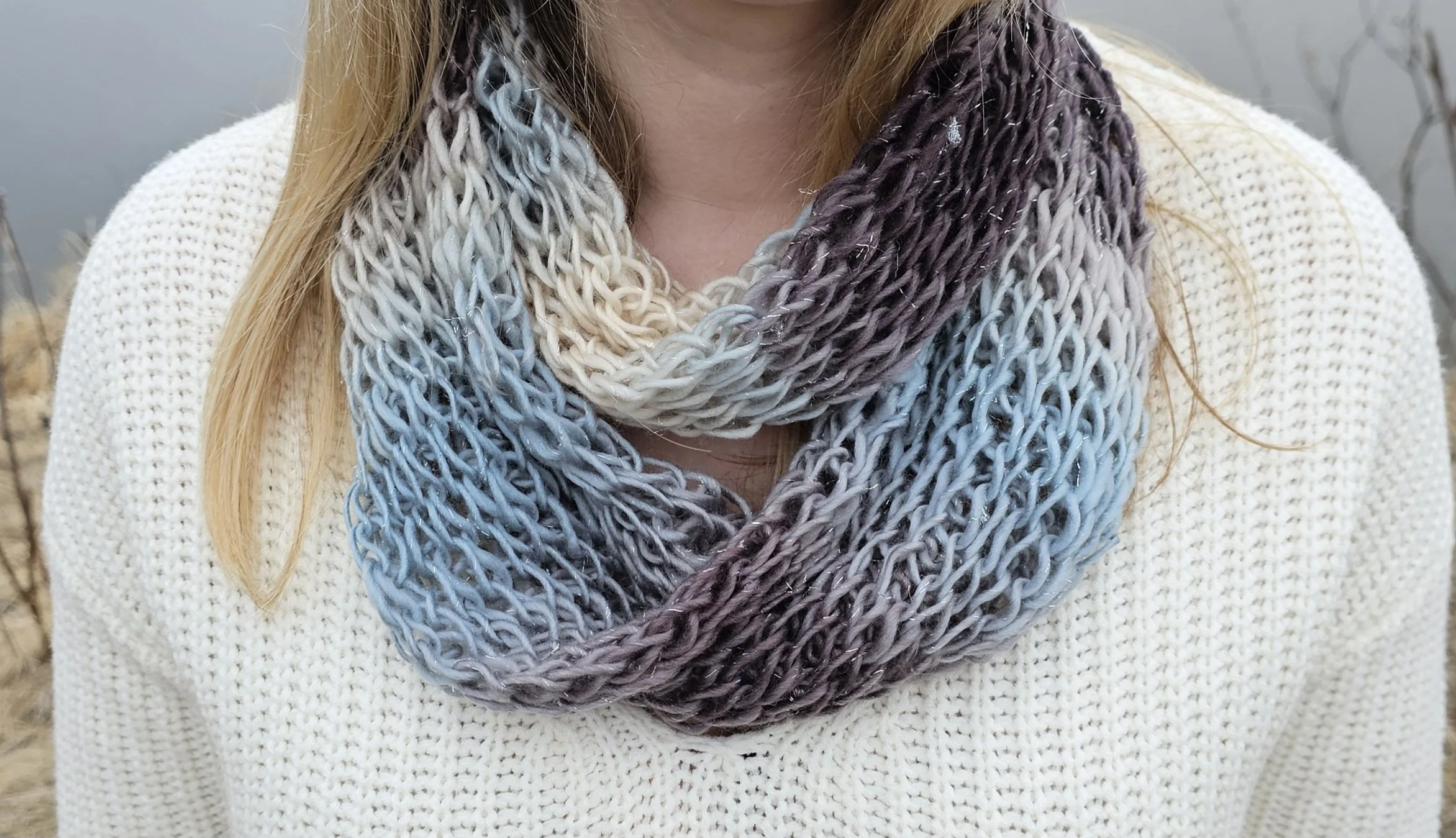 Skies of Blue Scarf