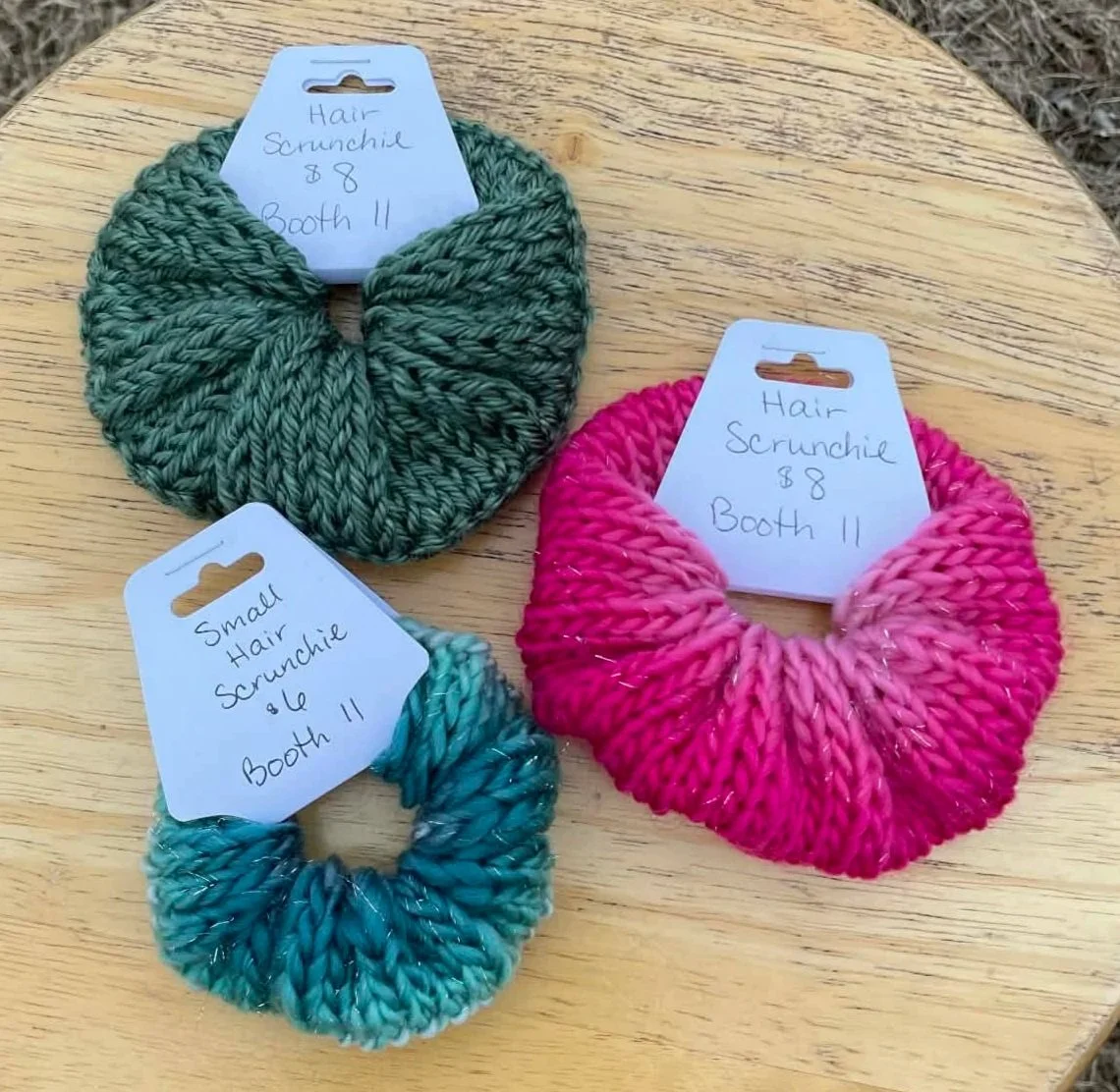 Crochet Hair Scrunchies