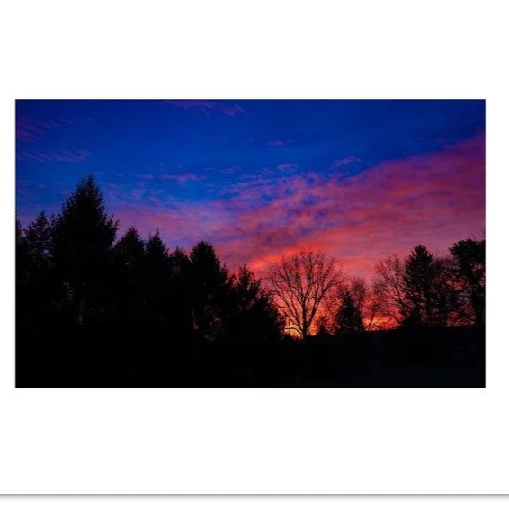 Sunrise at the oasis