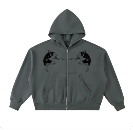 Full-Zip Demon Hoodie