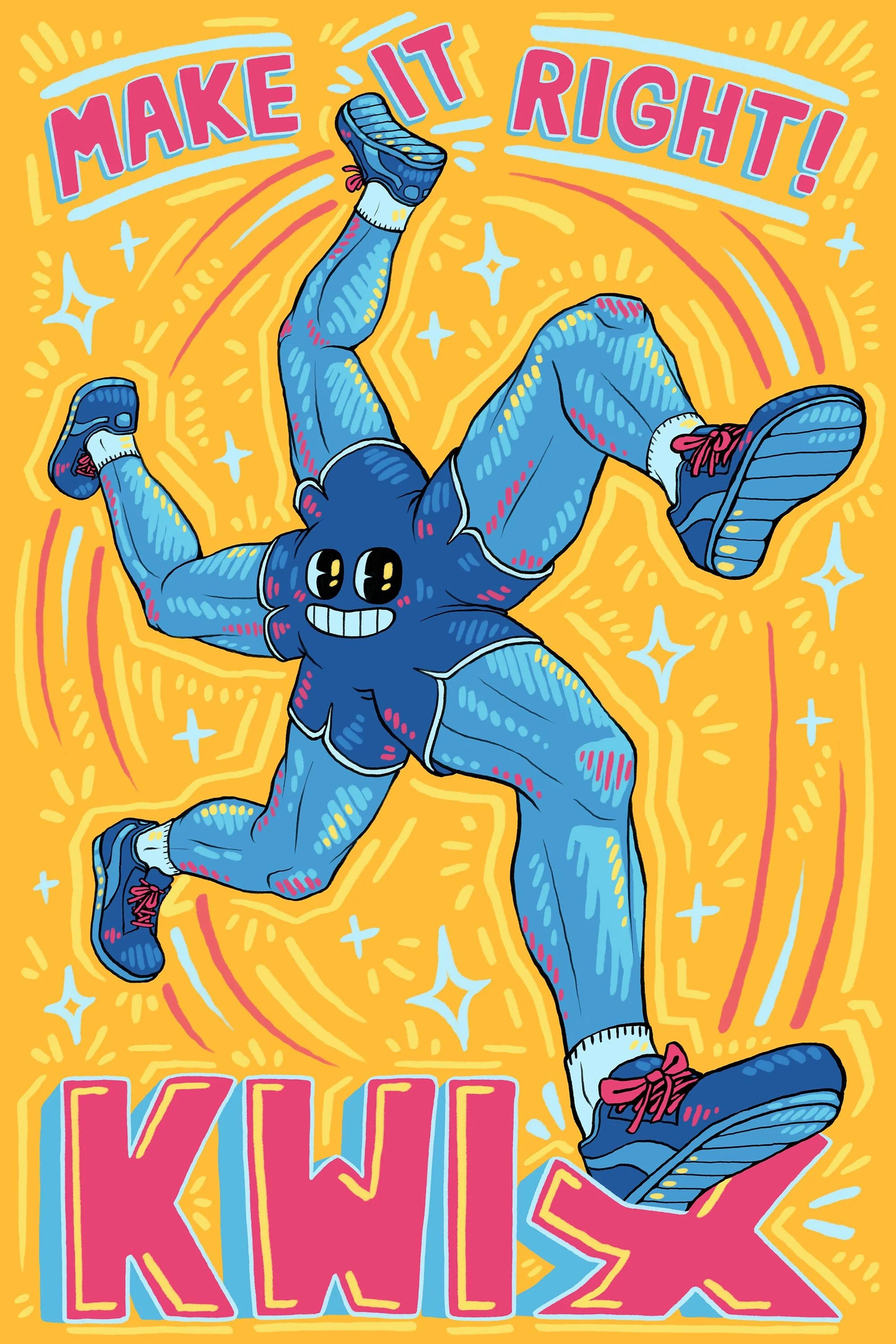 Kwix Energy Drink Poster Ad