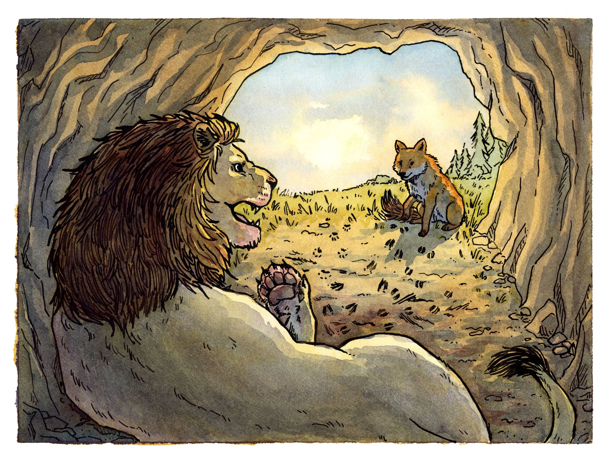 Fables: The Sick Lion