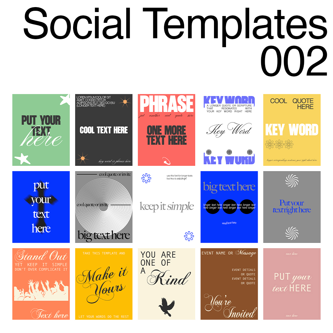 Social Templates 002