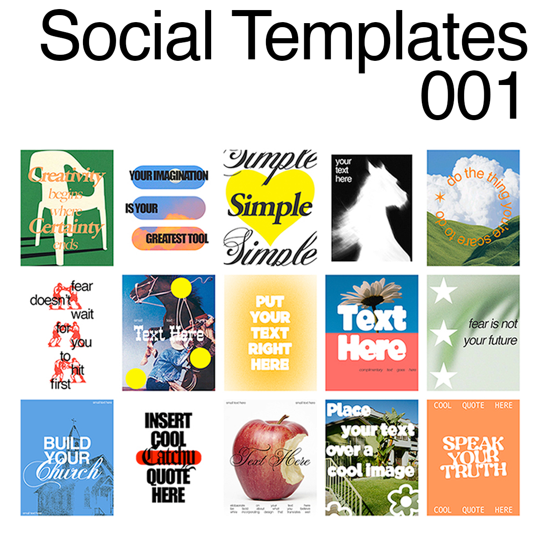 Social Templates 001