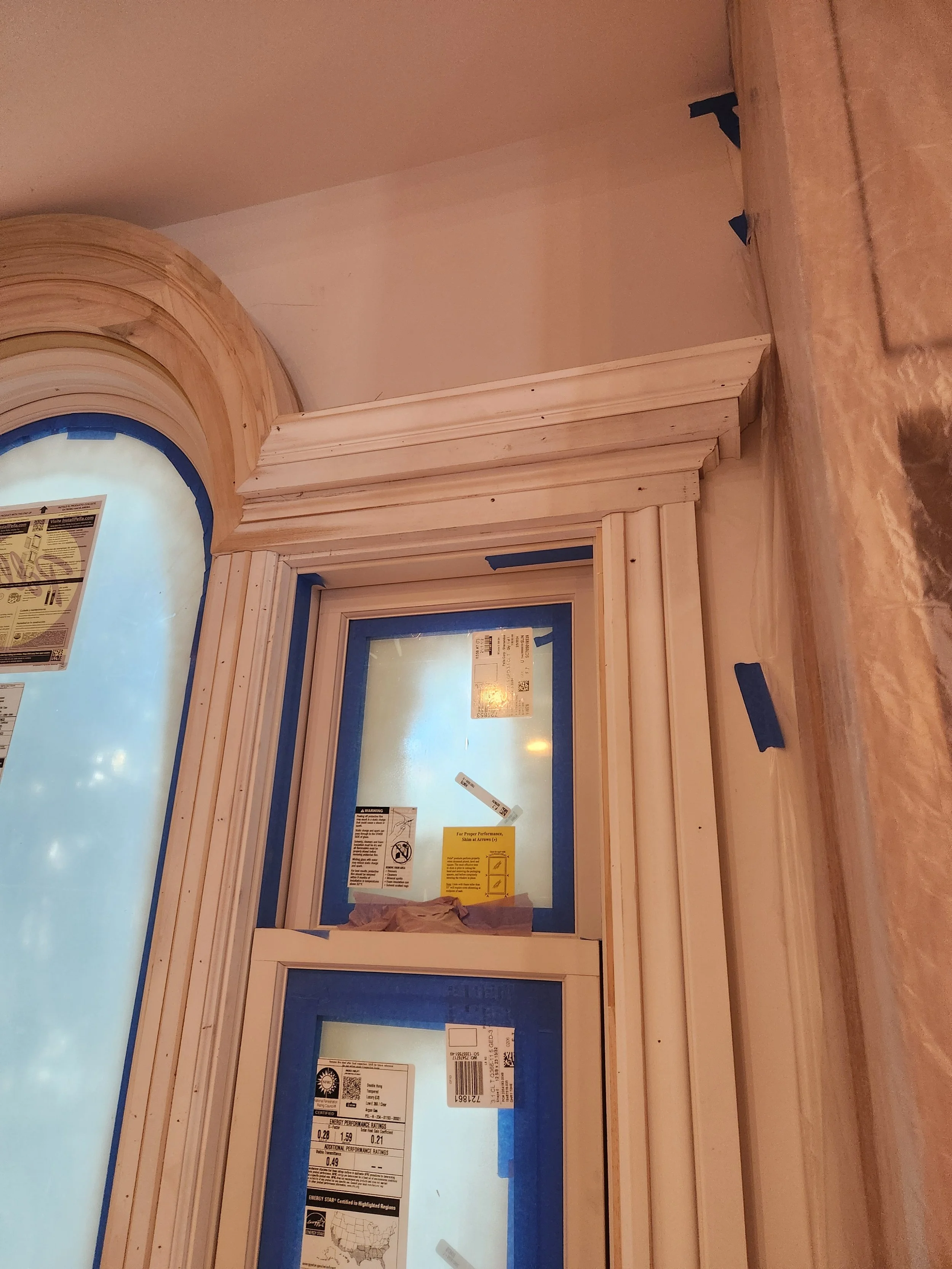 Custom intricate interior trim work