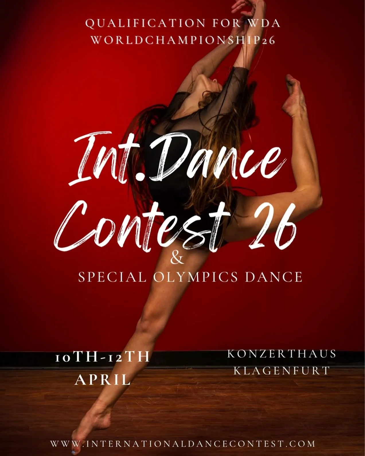 Bist du bereit, dich der Jury zu stellen?
Bereit, alles zu geben, was in dir brennt?
Beim International Dance Contest 2026 erwartet dich genau dieser Moment: deine Chance, dich f&uuml;r die Weltmeisterschaft in Budapest zu qualifizieren.

Hier tanzen