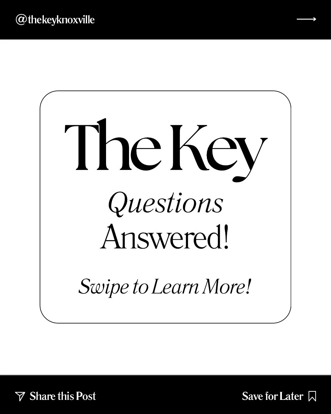 ✨ You asked, we answered! ✨

We know you&rsquo;ve been curious about Knoxville&rsquo;s newest boutique event space &mdash; The Key &mdash; so we&rsquo;ve rounded up your most frequently asked questions. From what&rsquo;s included with your rental to 