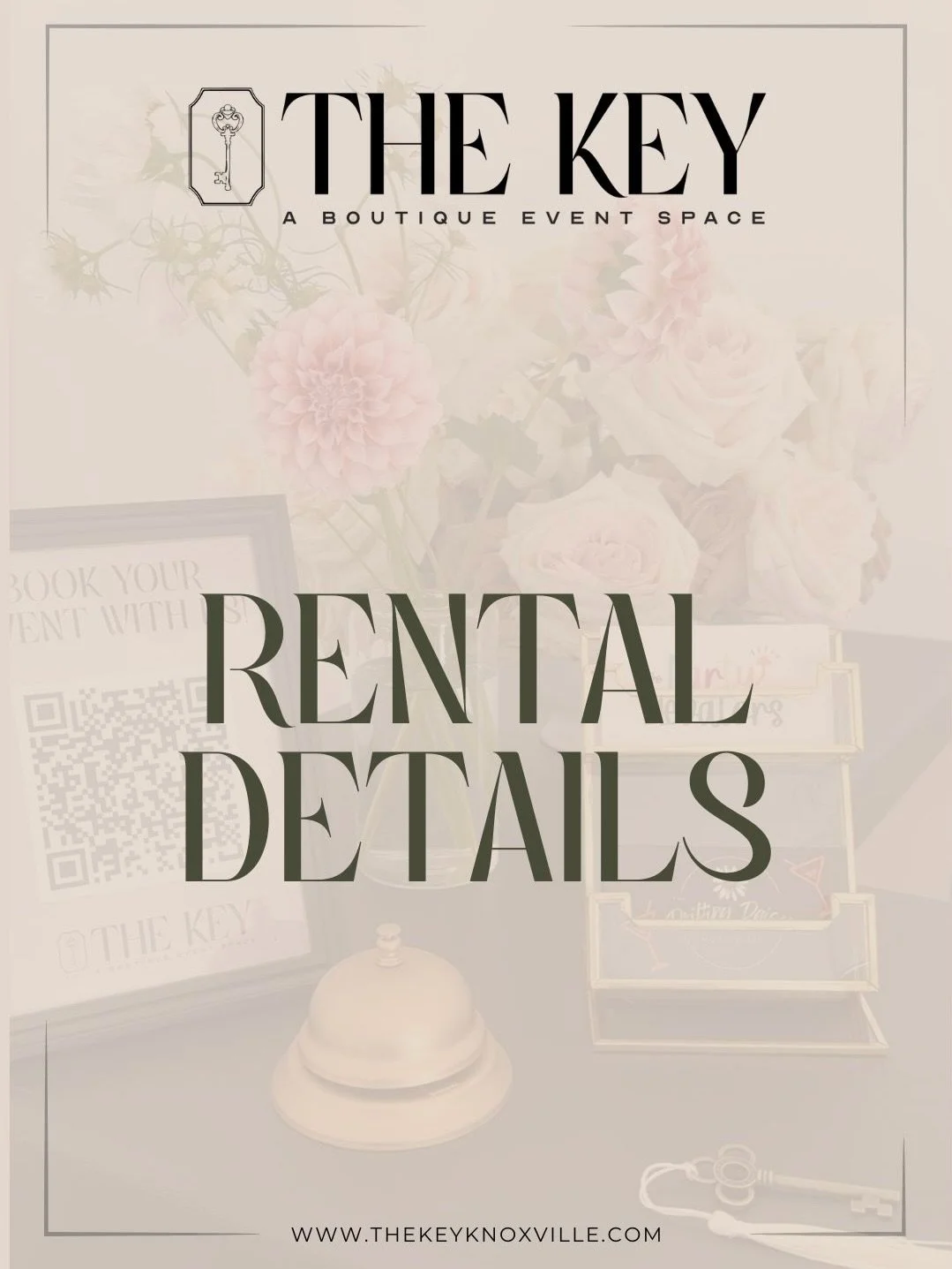Host with ease at The Key Knoxville 🗝️

Our modern, hotel-inspired event space offers an effortless rental experience&mdash;so you can focus on celebrating!

✔ Sleek &amp; Modern Vibes
✔️ Flexible Layout Options
✔️ Seamless, Stress-Free Setup
✔ Prim