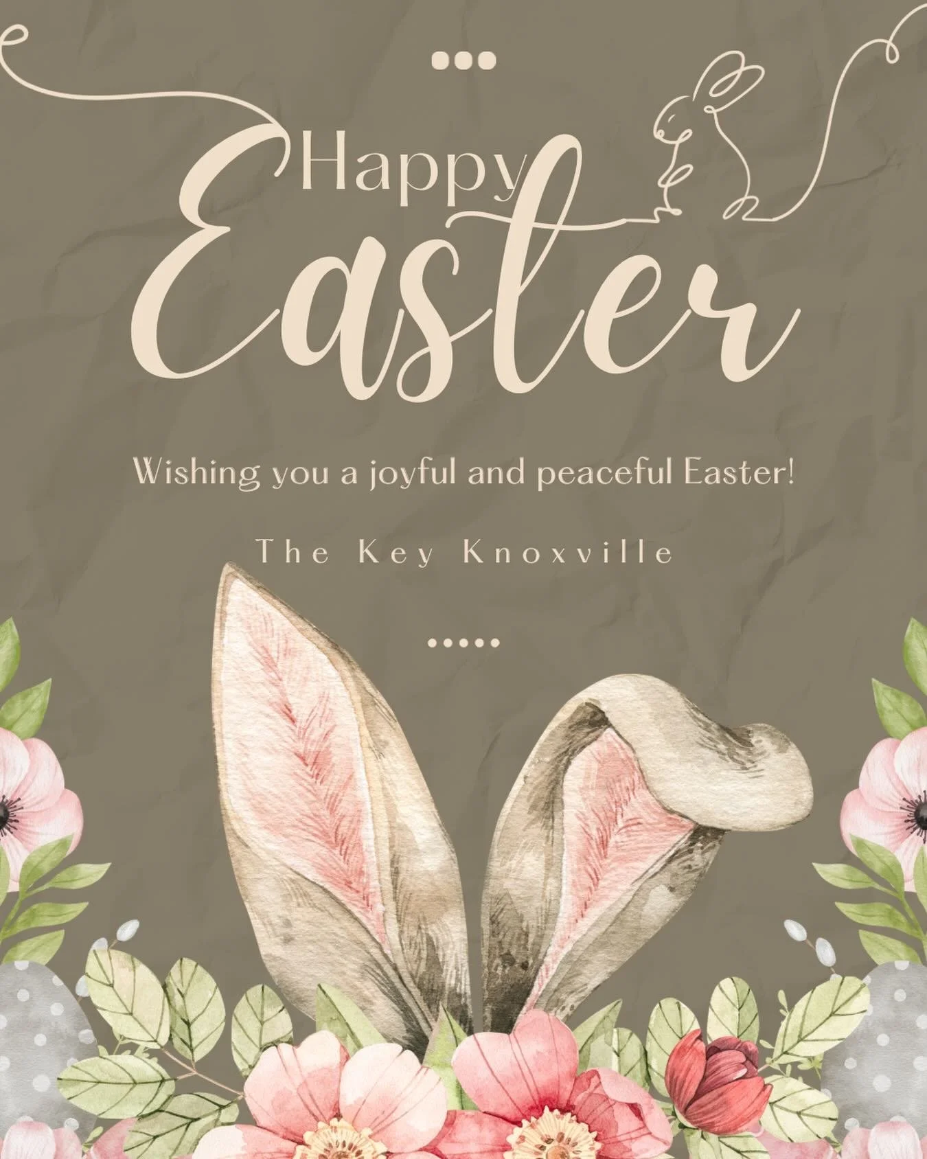 Wishing you a joyful and peaceful Easter from The Key Knoxville 🤍

May your day be filled with love, light, and beautiful new beginnings.