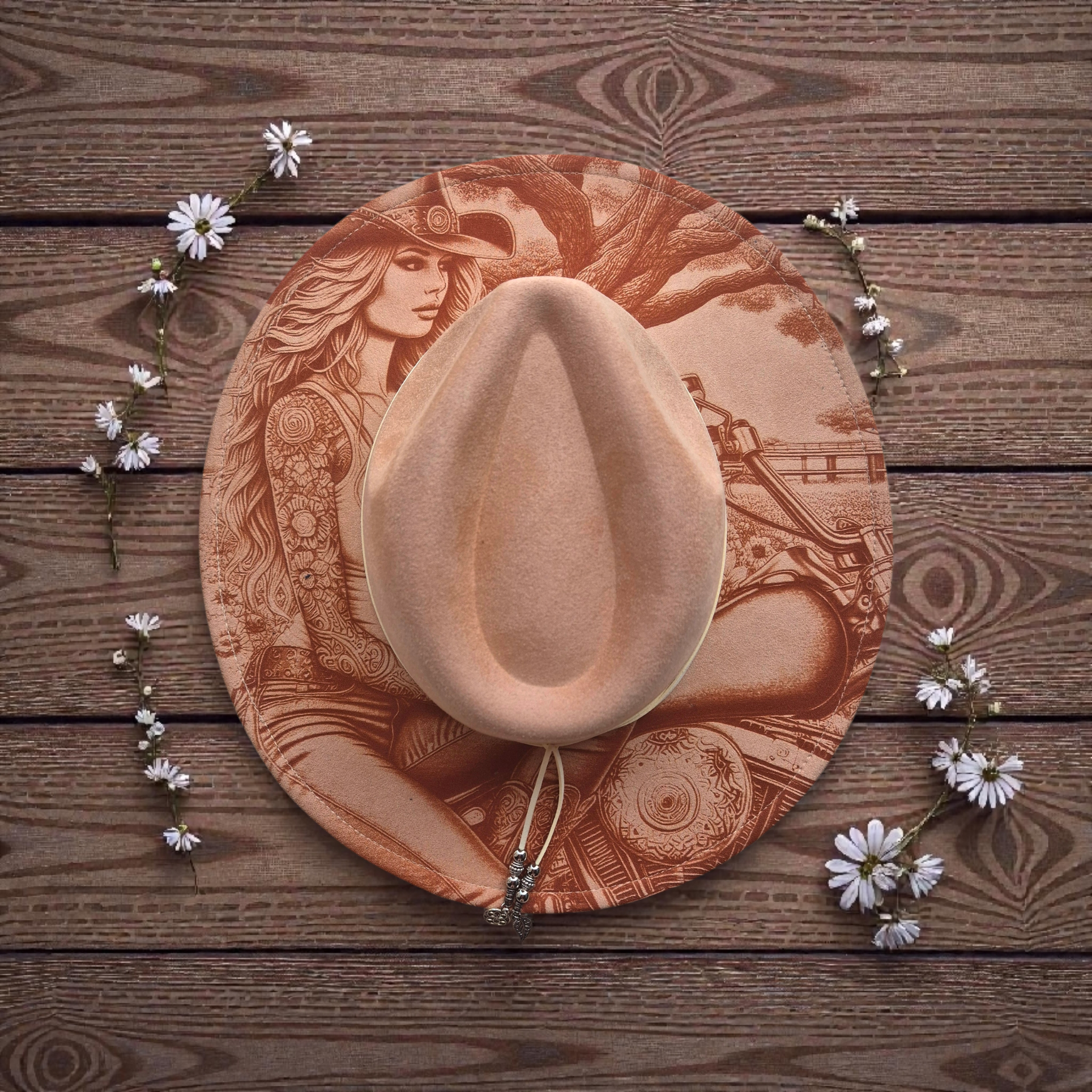 Peaches and Cream Biker