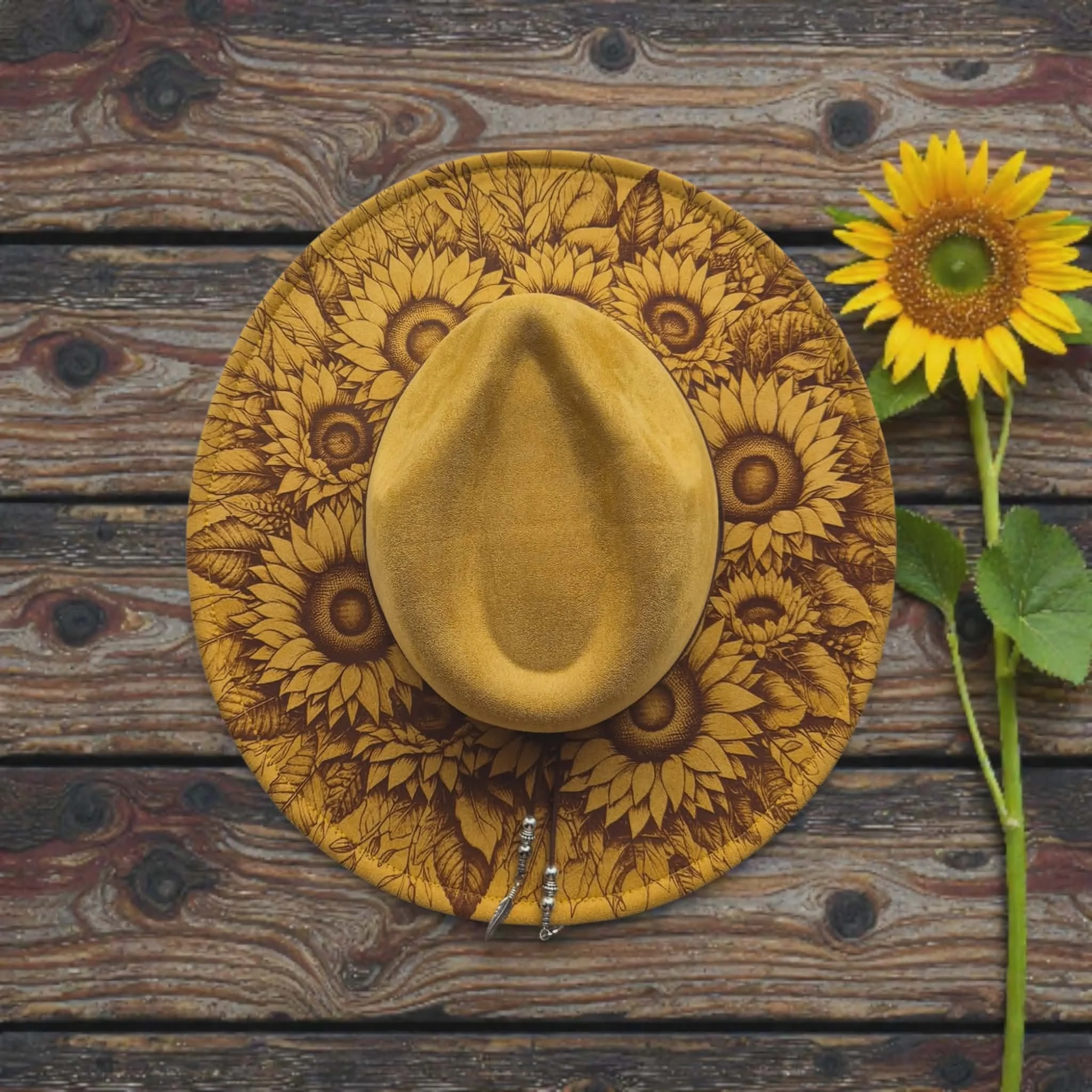 Dark Yellow Sunflowers