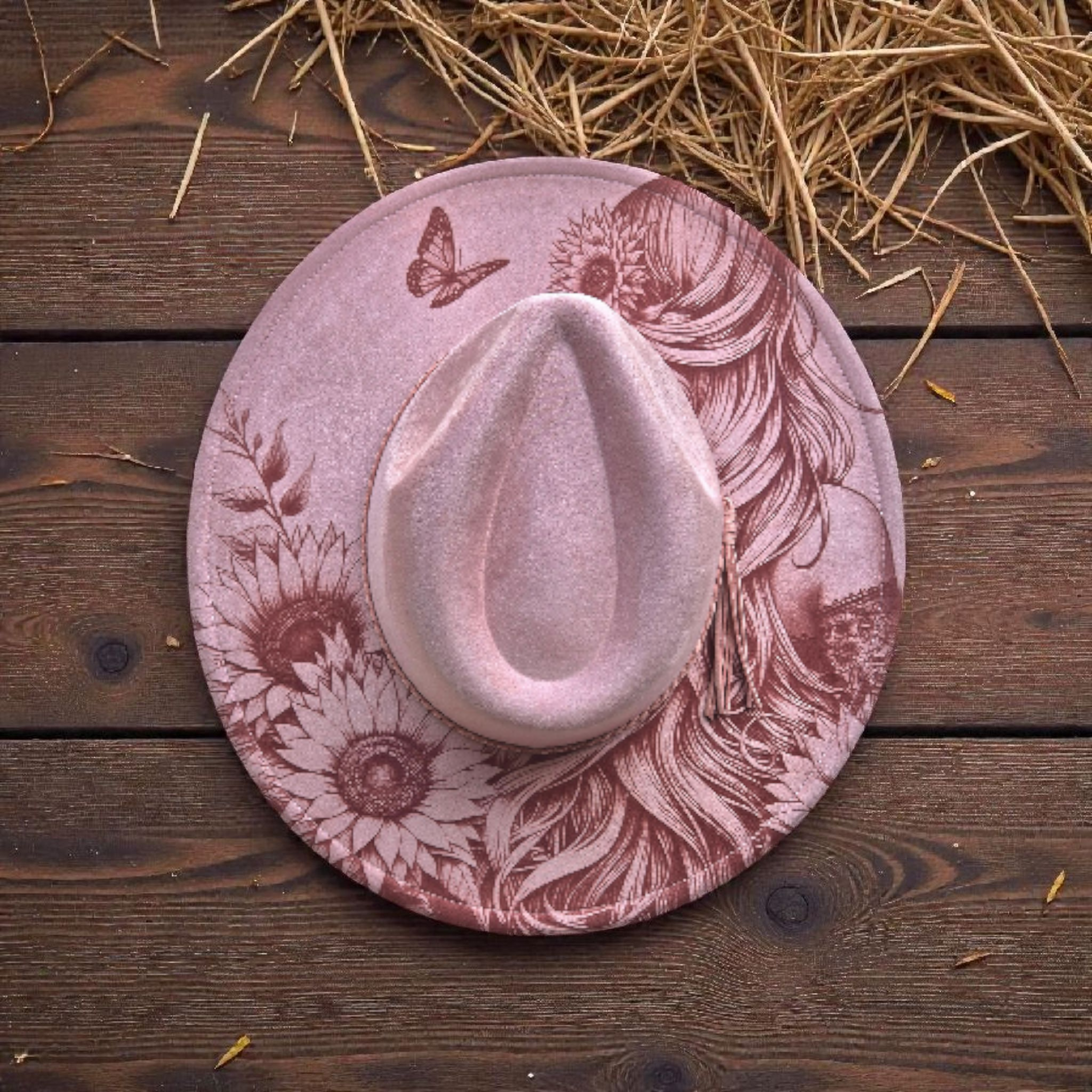 Dusty Pink Boho Girl