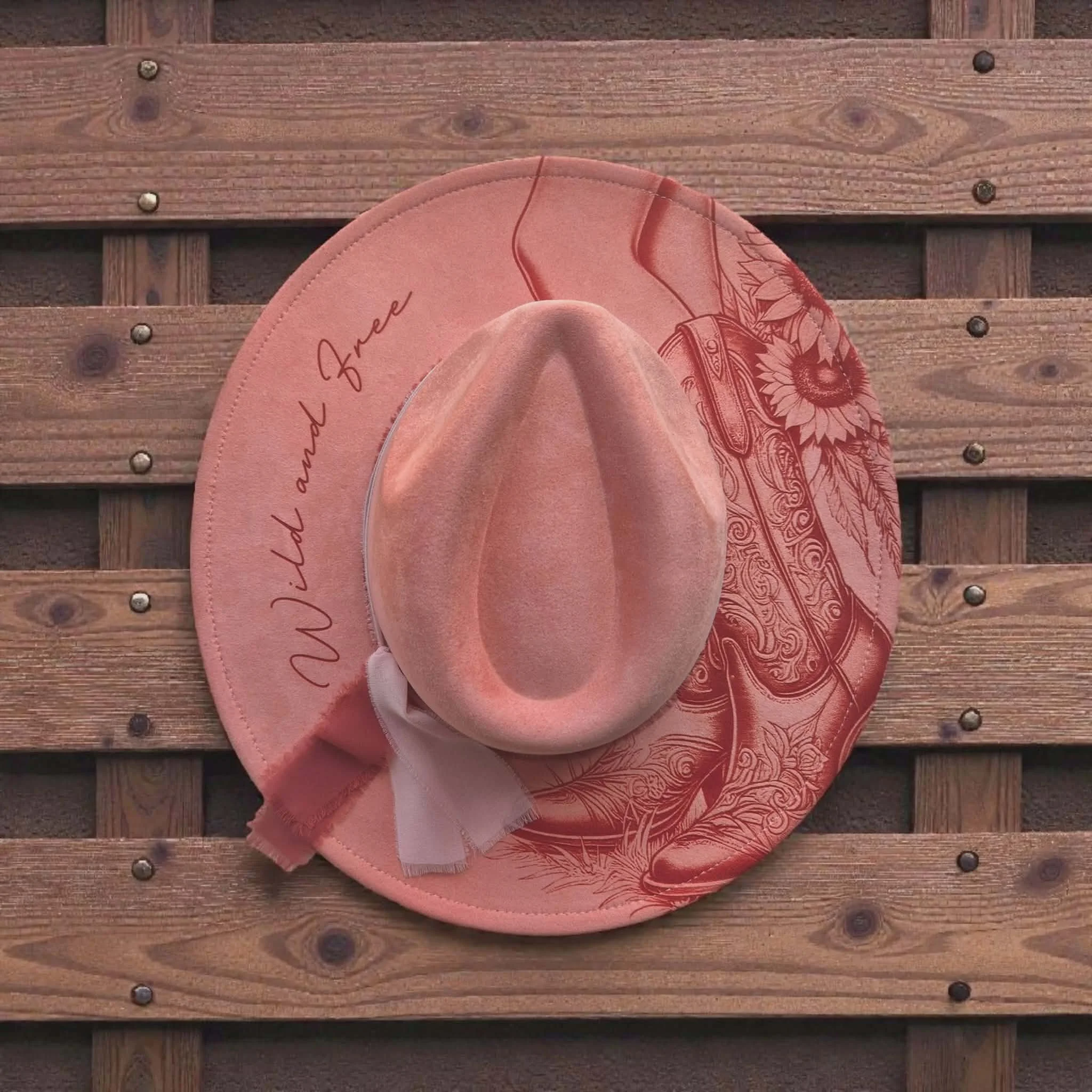 Salmon Boots and Sunflowers