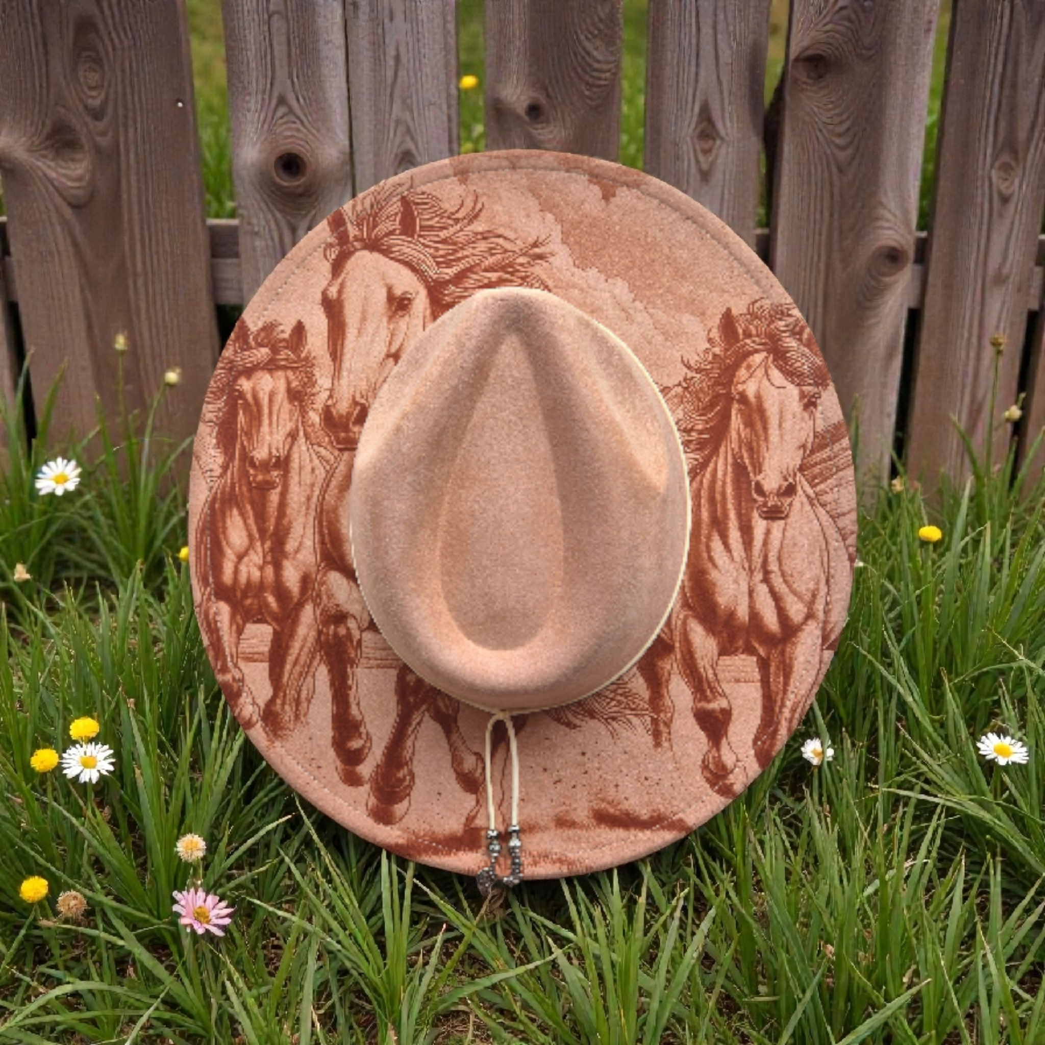 Peaches and Cream Wild Horses