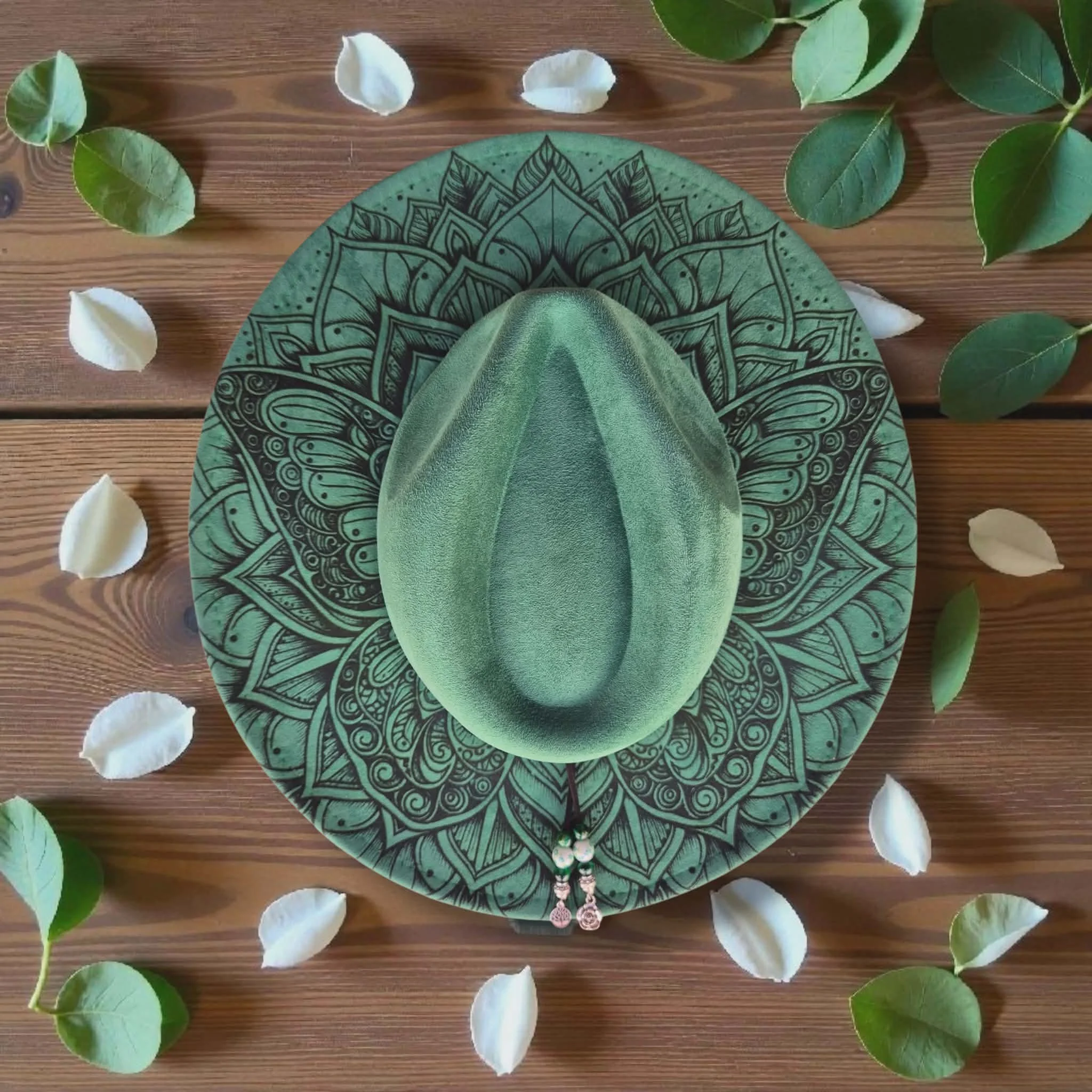 Emerald Butterfly Mandala