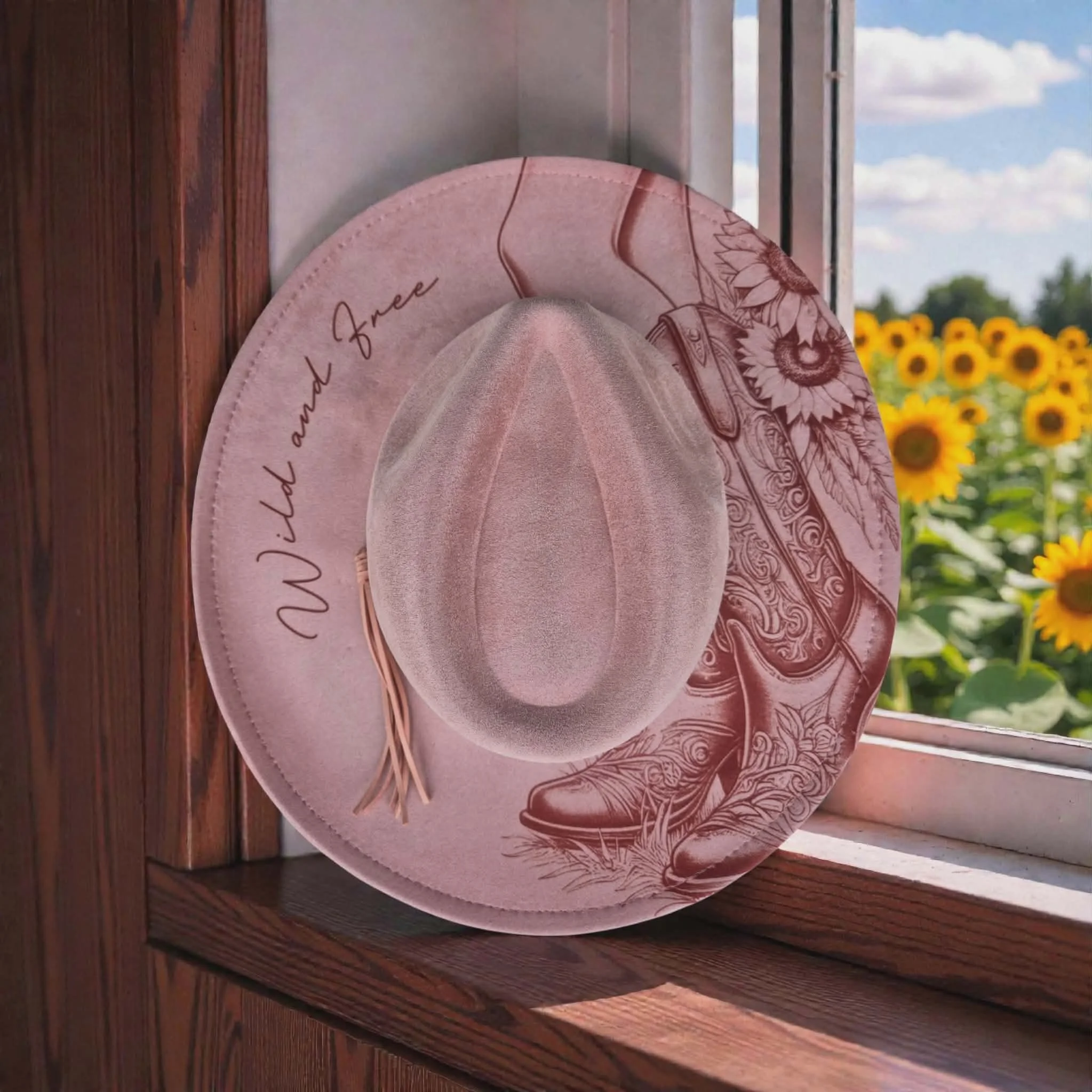 Dusty Pink Cowgirl Boots