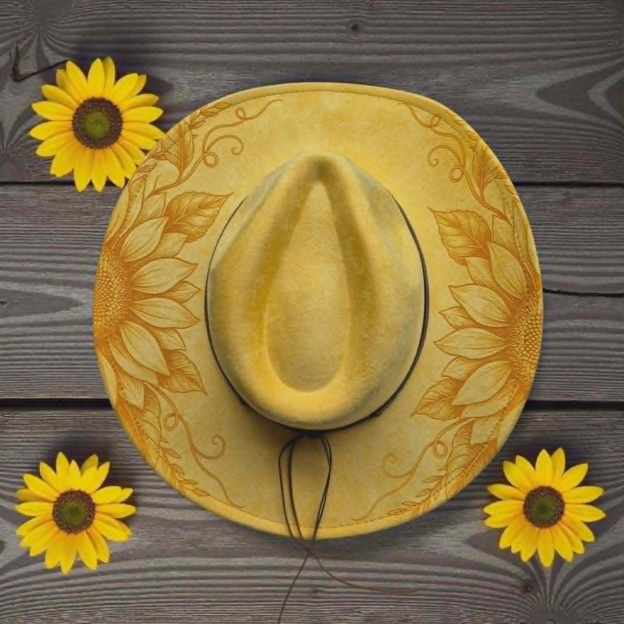 Yellow Cowboy Style Sunflowers