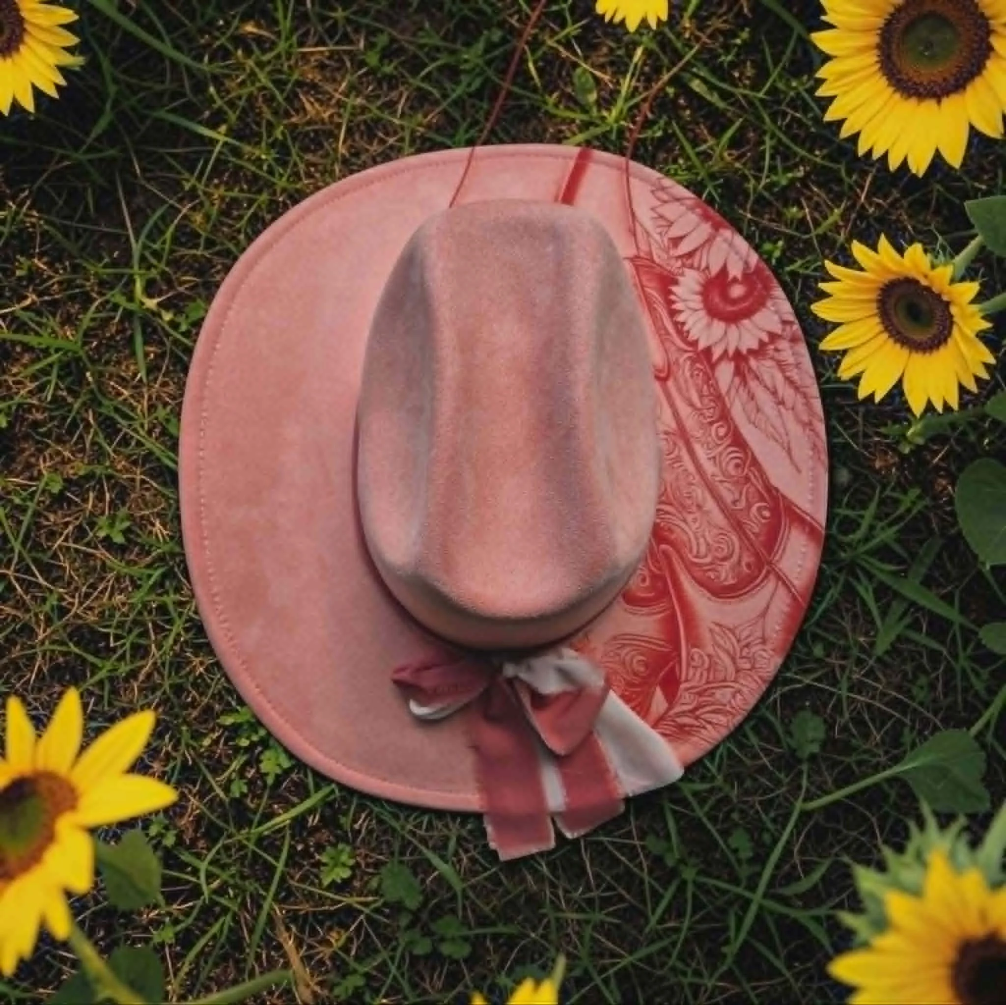 Salmon Cowboy Style Boots
