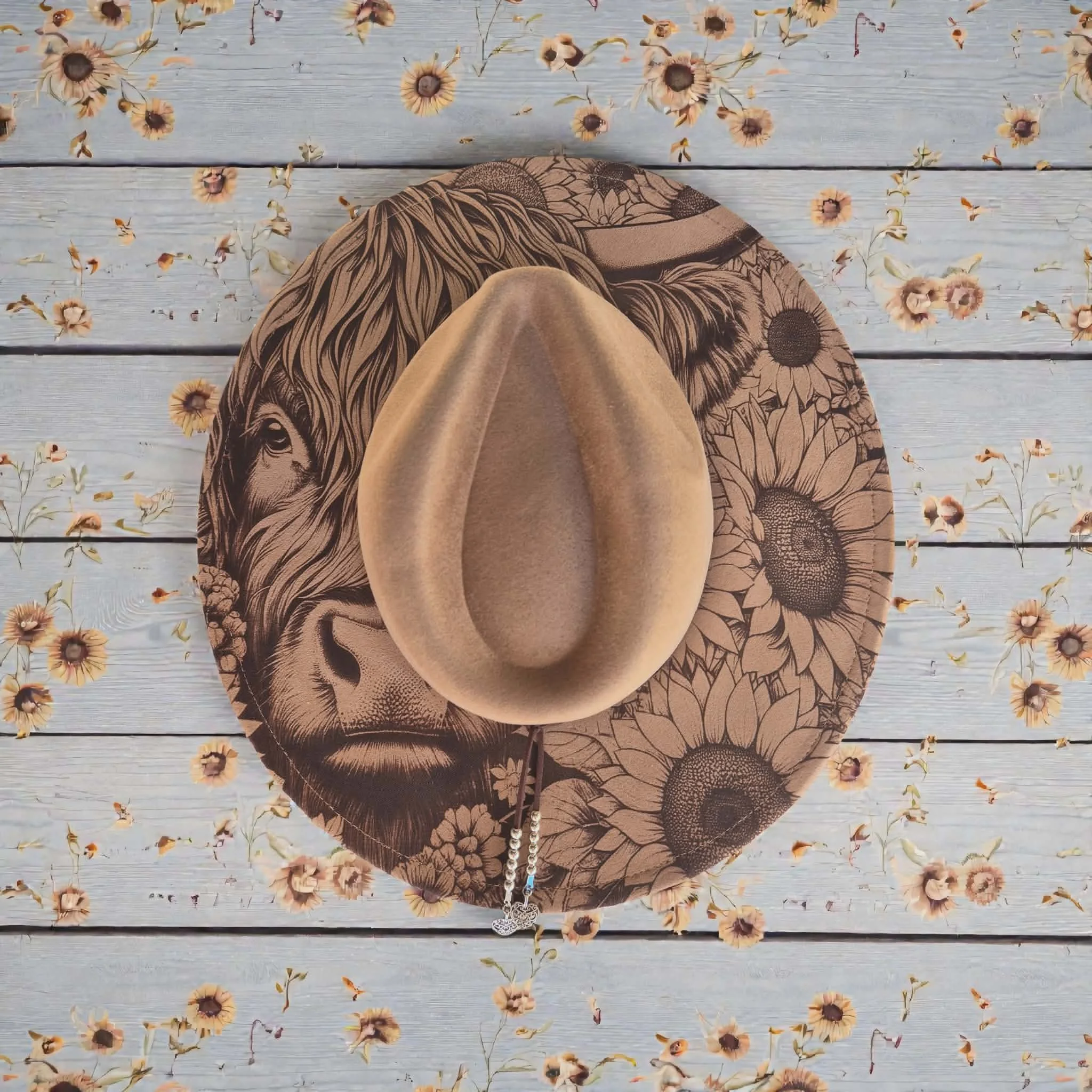 Light Tan Highland Cow