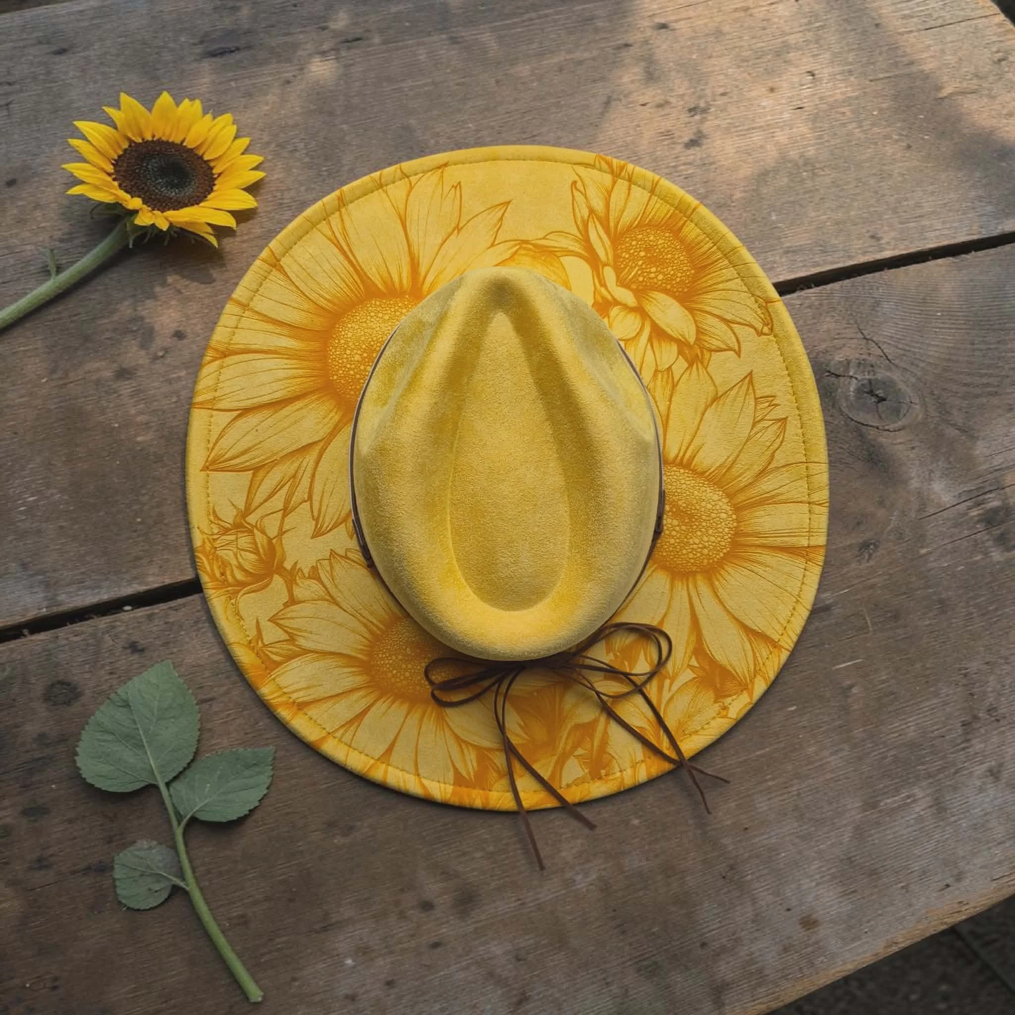 Yellow Cowboy Style Sunflowers