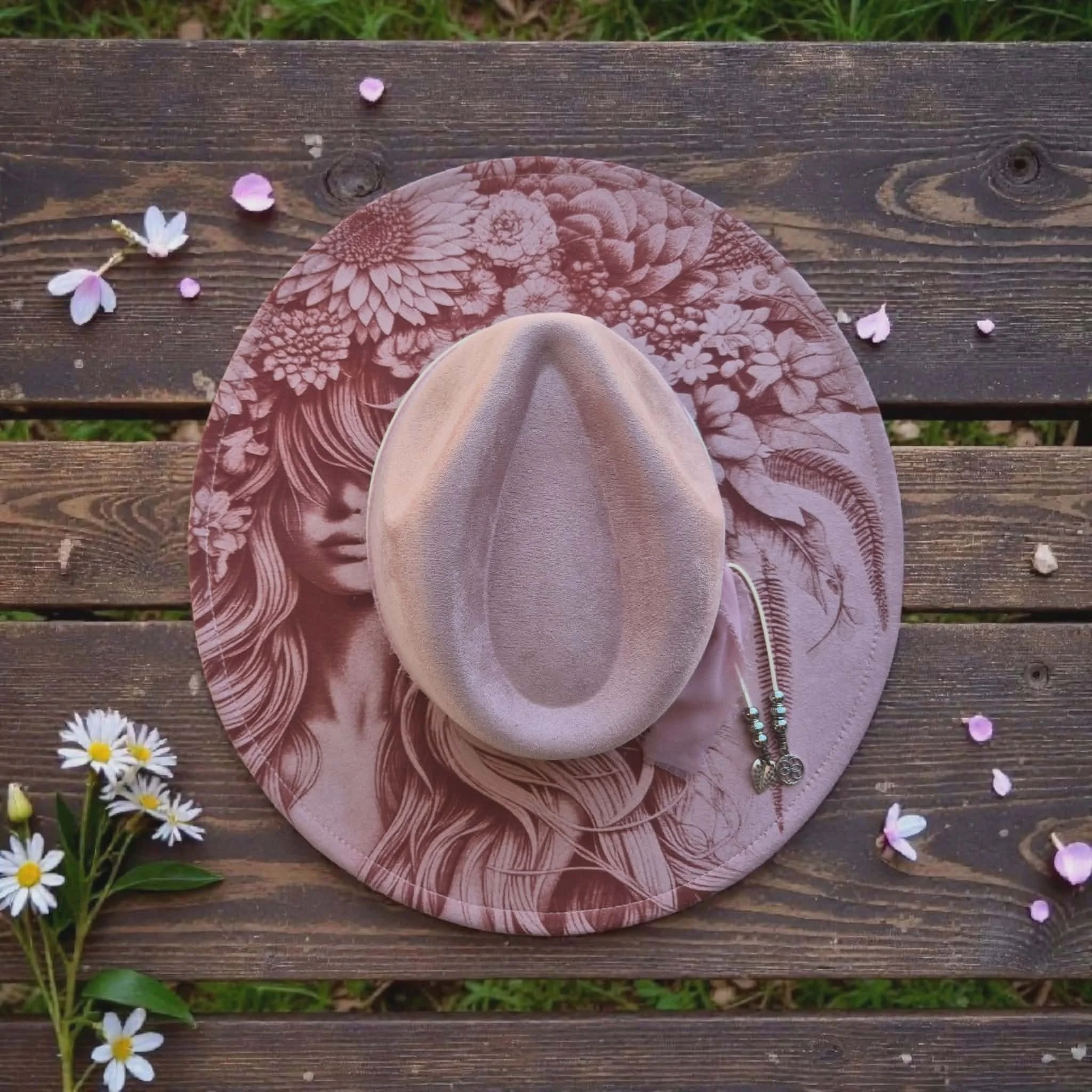 Dusty Pink Boho Girl